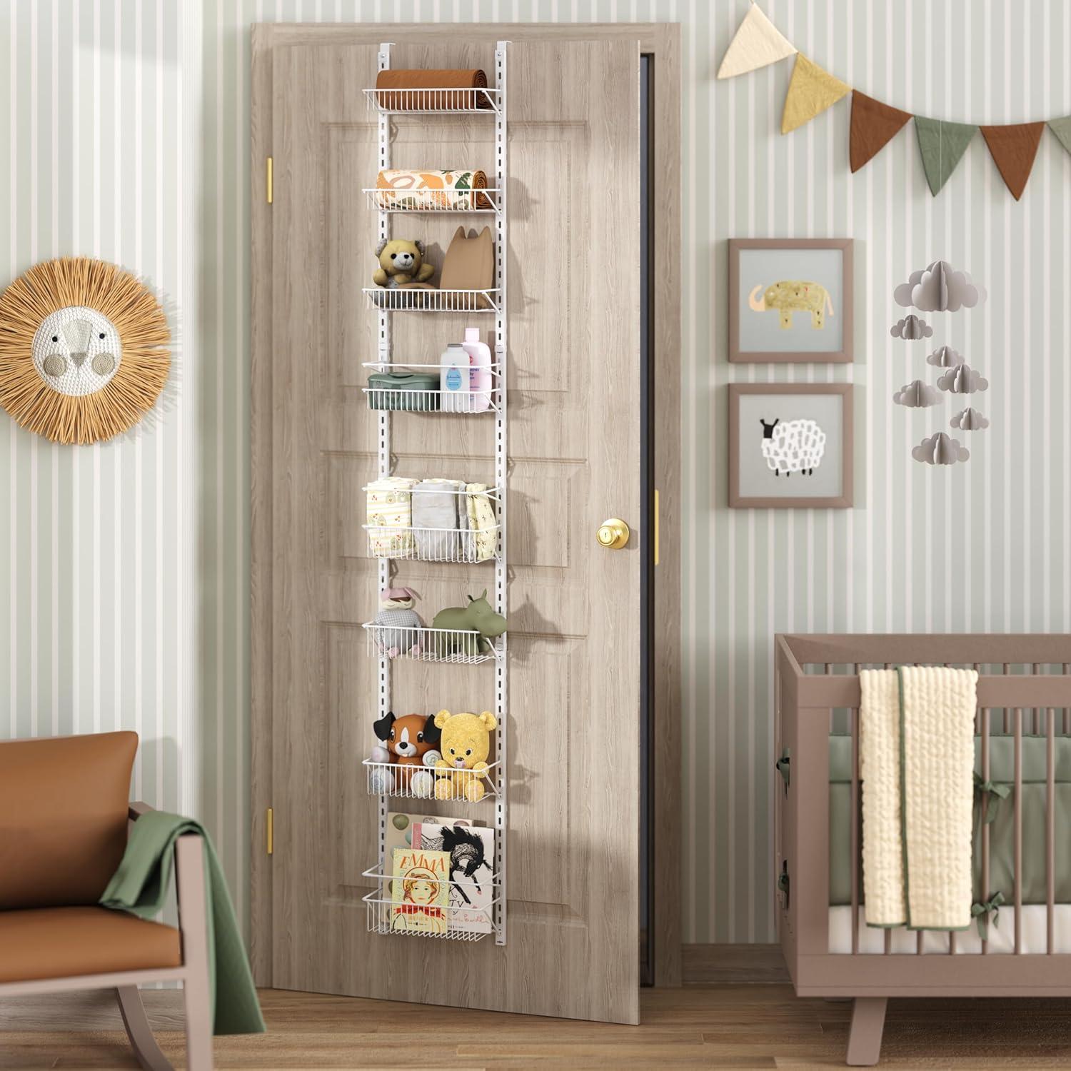 Wall Cabinet Door Organizer