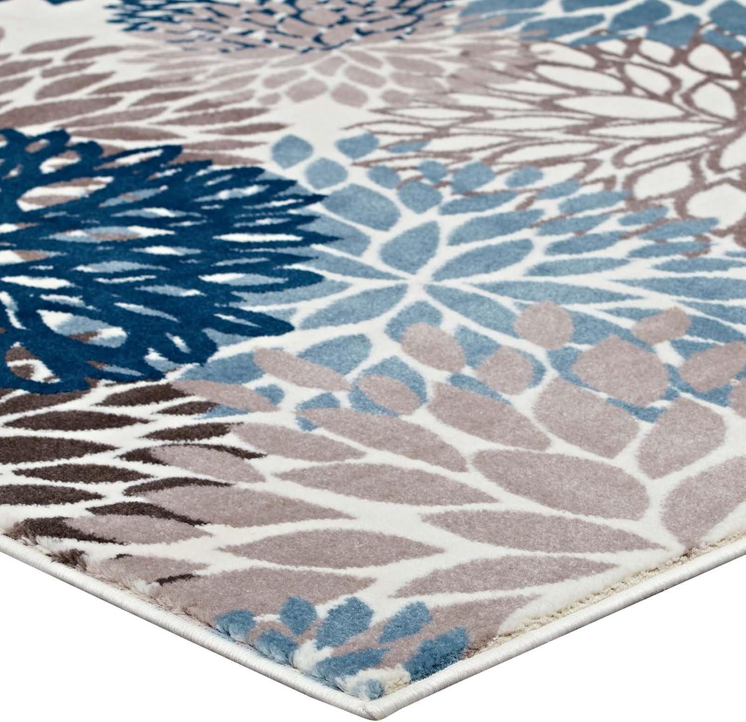 Modway Calithea Vintage Classic Abstract Floral Area Rug