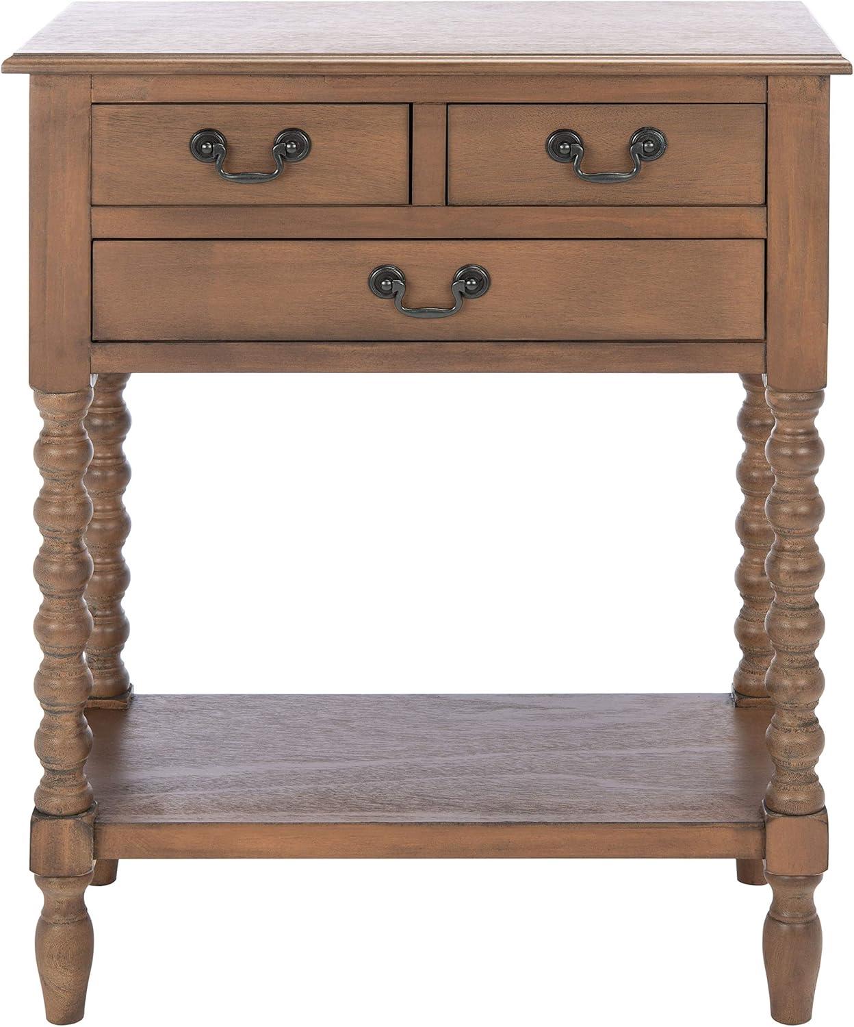 Athena 3 Drawer Console Table  - Safavieh