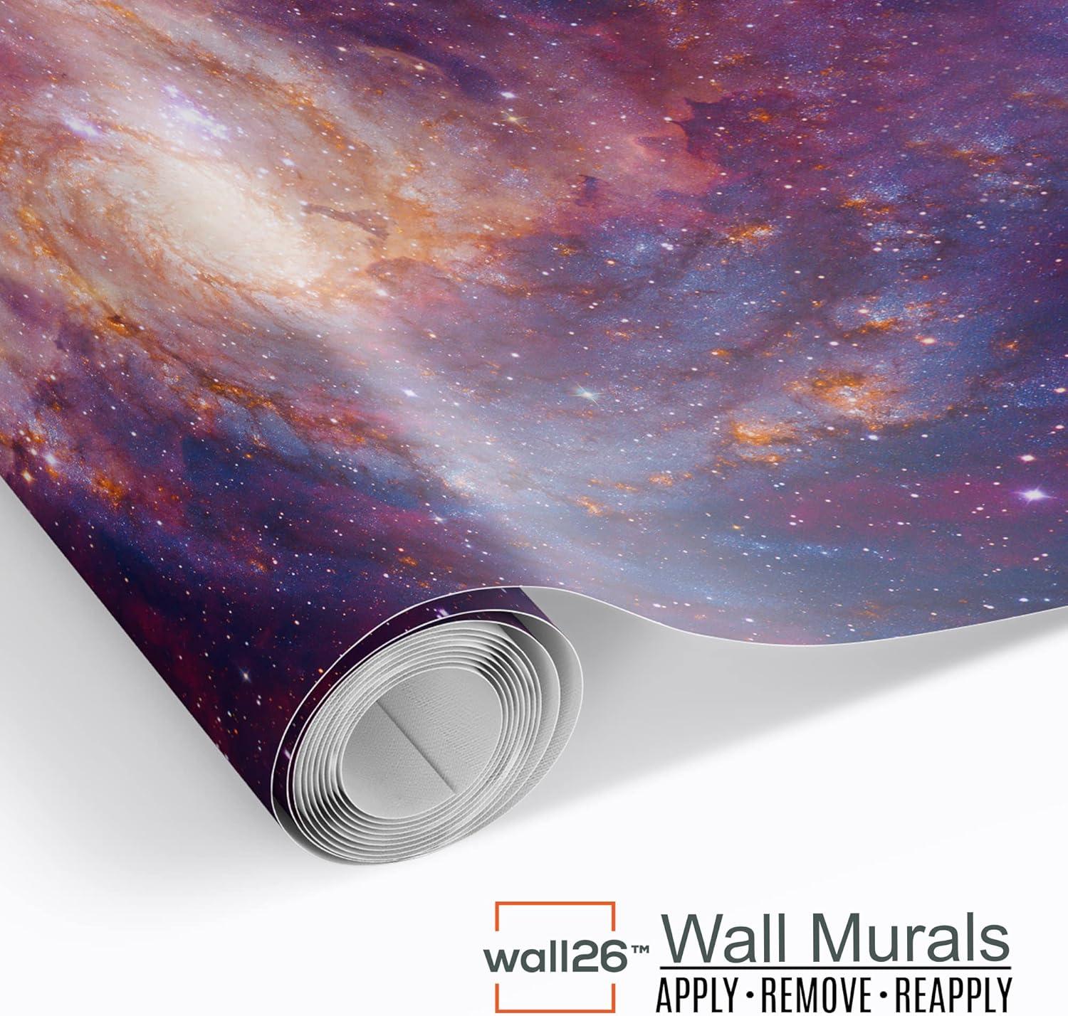 wall26 - Route 66, Abandoned Car - Removable Wall Mural | Self-Adhesive Large Wallpaper - 100x144 inches