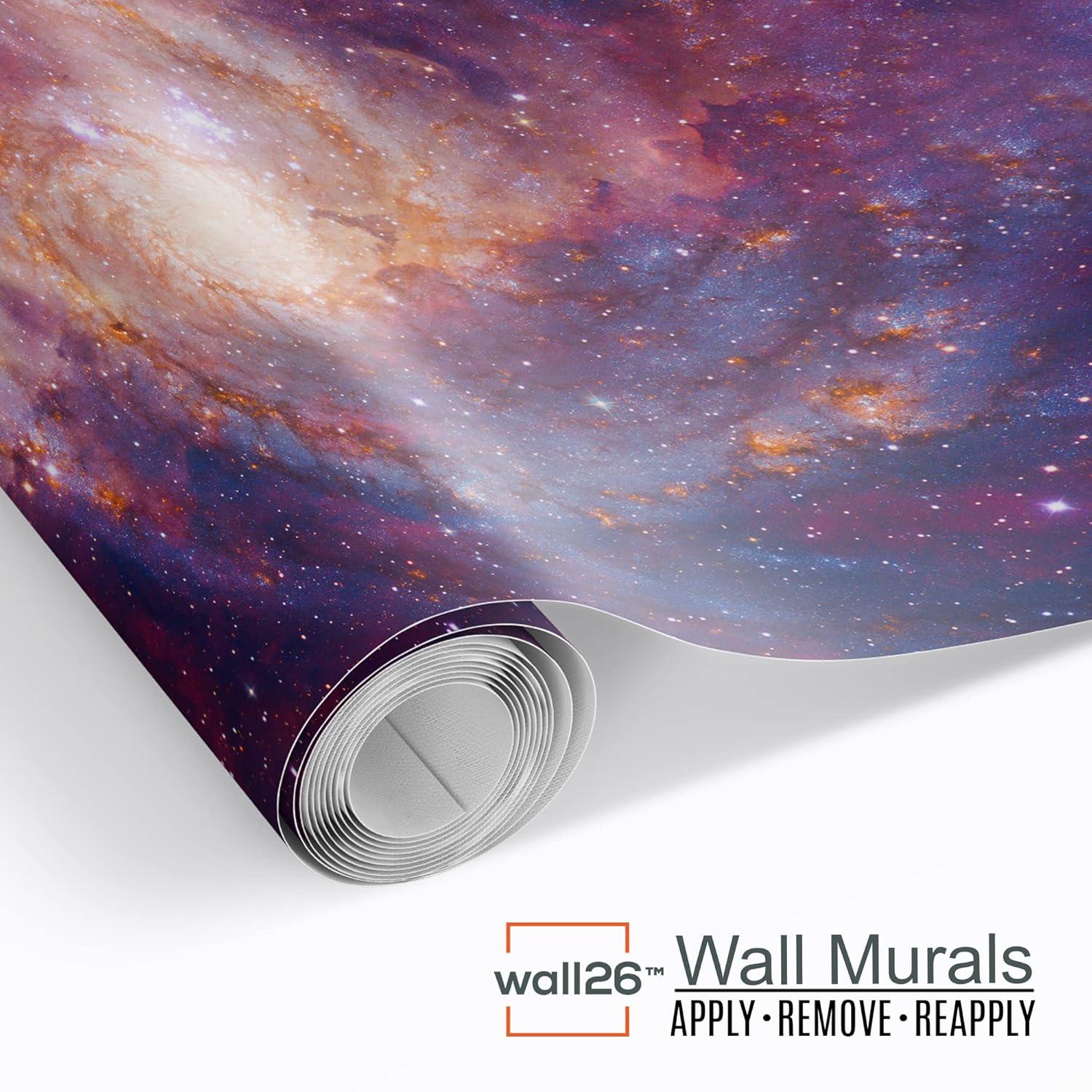 wall26 - Route 66, Abandoned Car - Removable Wall Mural | Self-Adhesive Large Wallpaper - 100x144 inches