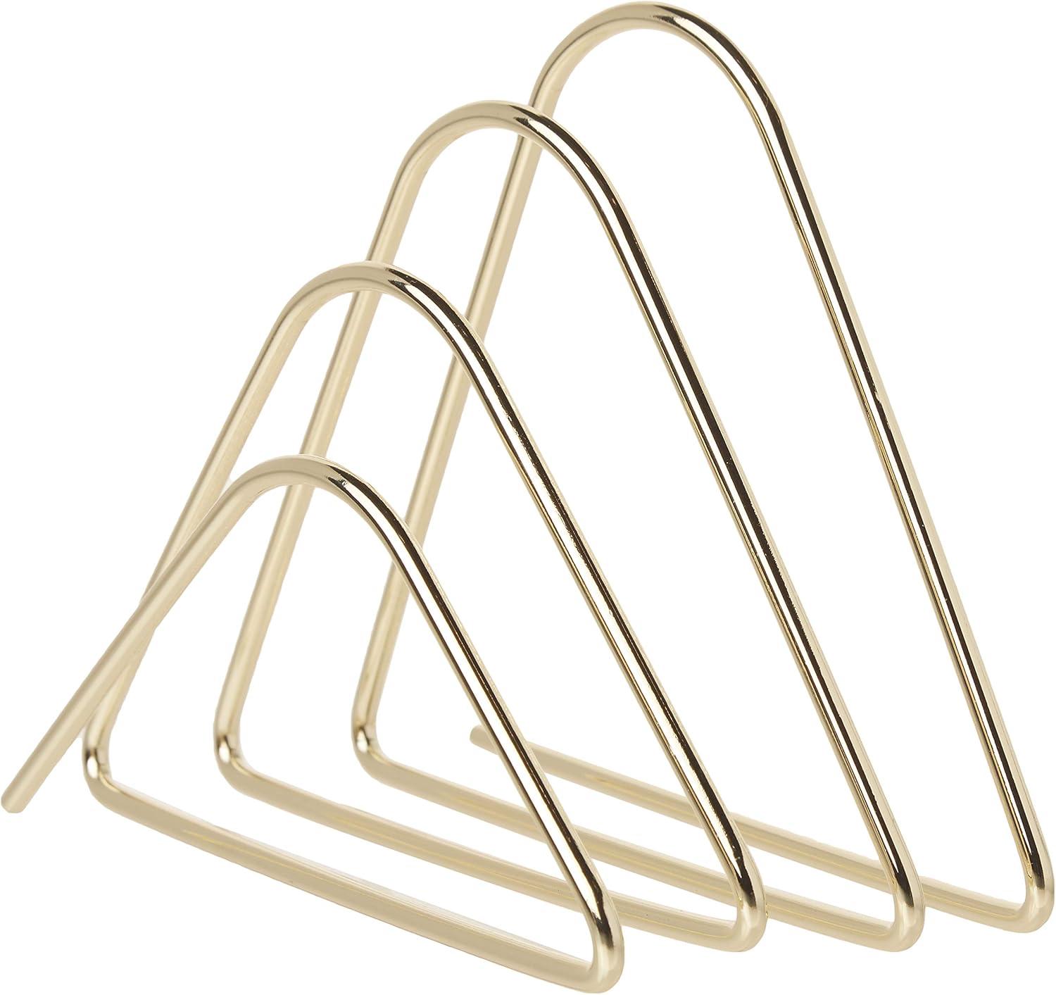 U Brands Clasificador de Letras de Escritorio Alambre de Metal, Dorado