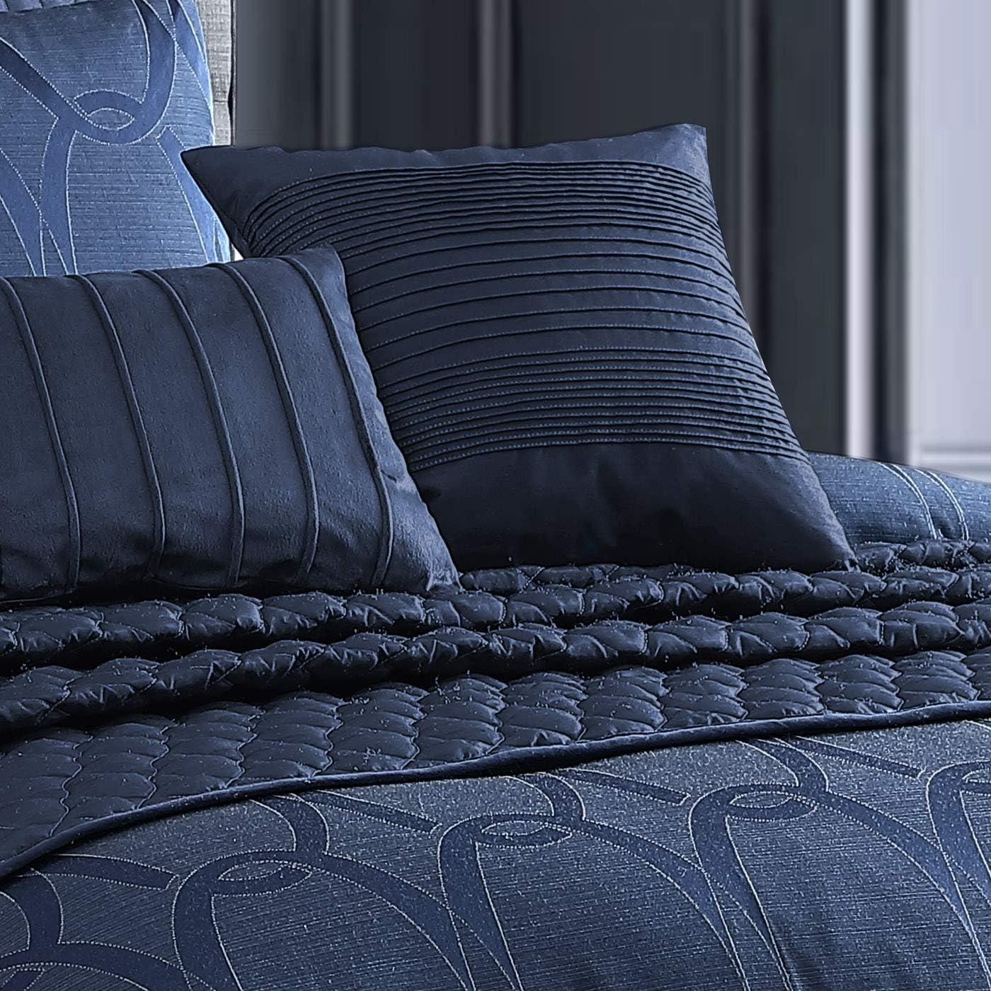 Destiny Dark Blue Comforter Set