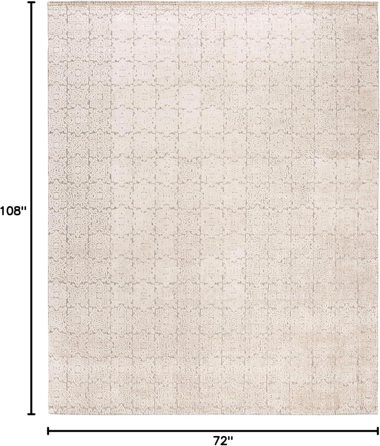 Loany Viscose Geometric Rug