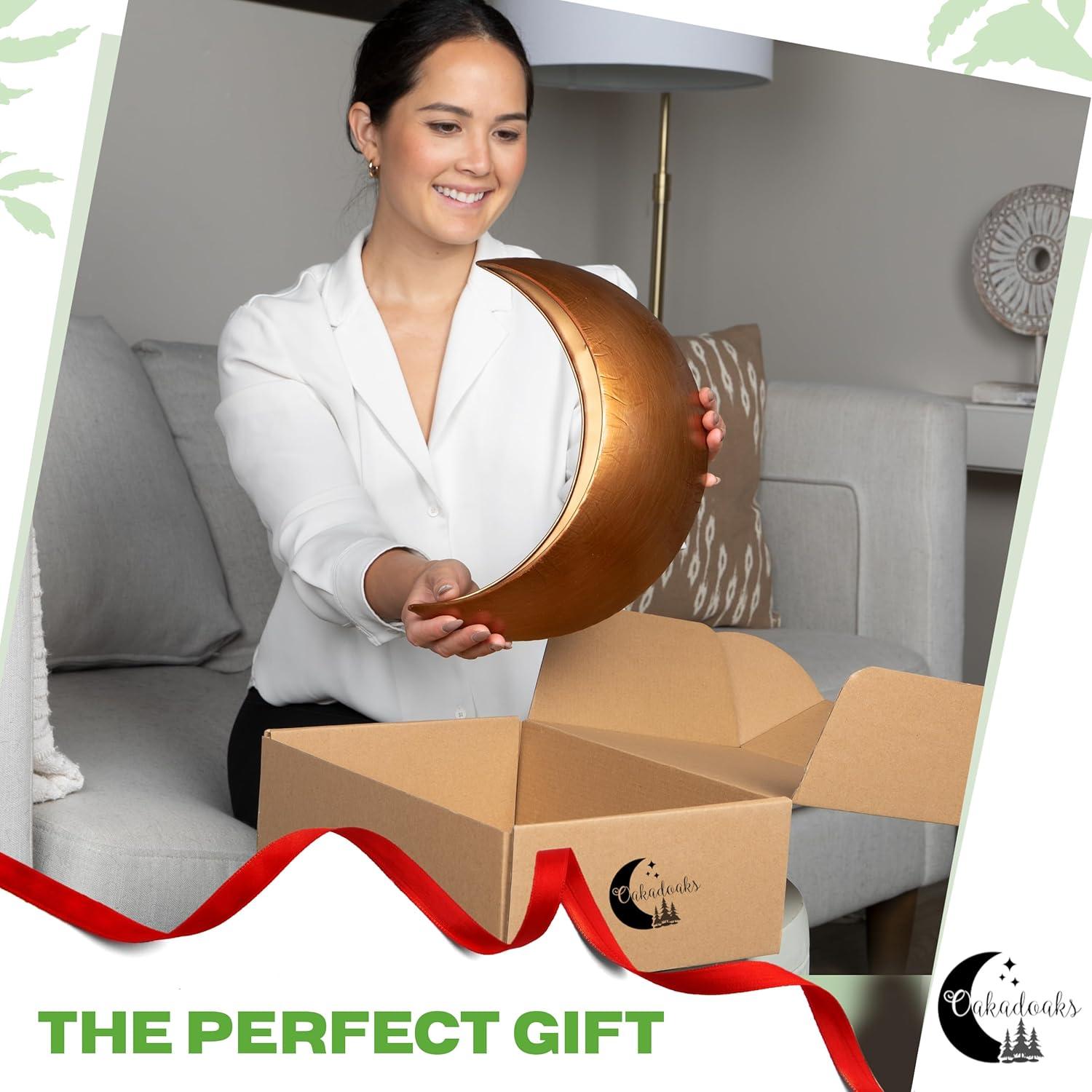 Wall Planter - Window Planter - Hanging Moon Planter - Boho Hanging Planters for Indoor Plants, Succulents, Air Plant, Cactus, Faux, Artificial Plants -Witchy Gifts for Women, Birthdays,Plant Lovers