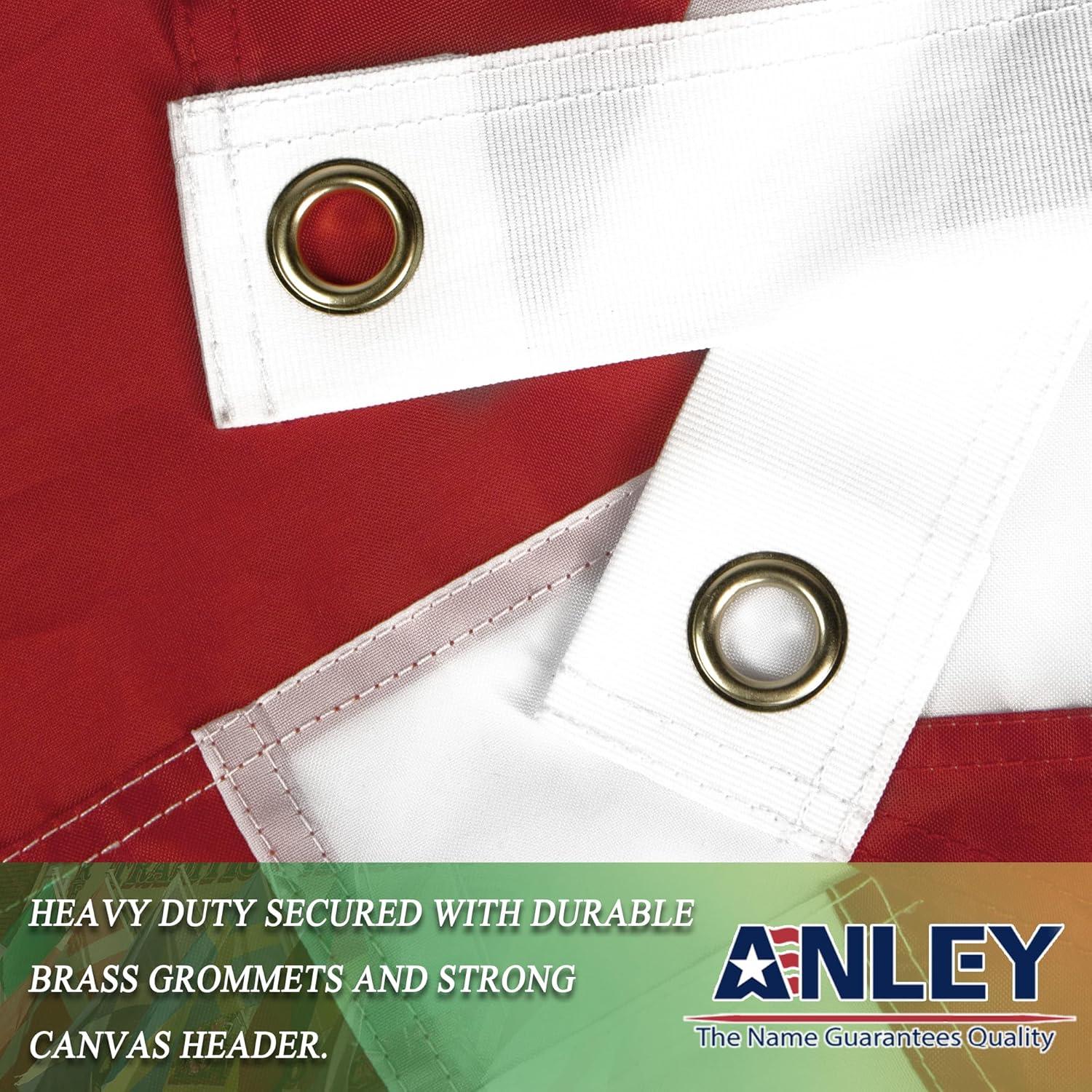 Anley EverStrong Series Embroidered Open Flag 3x5 Ft - Nylon Business Open Flags