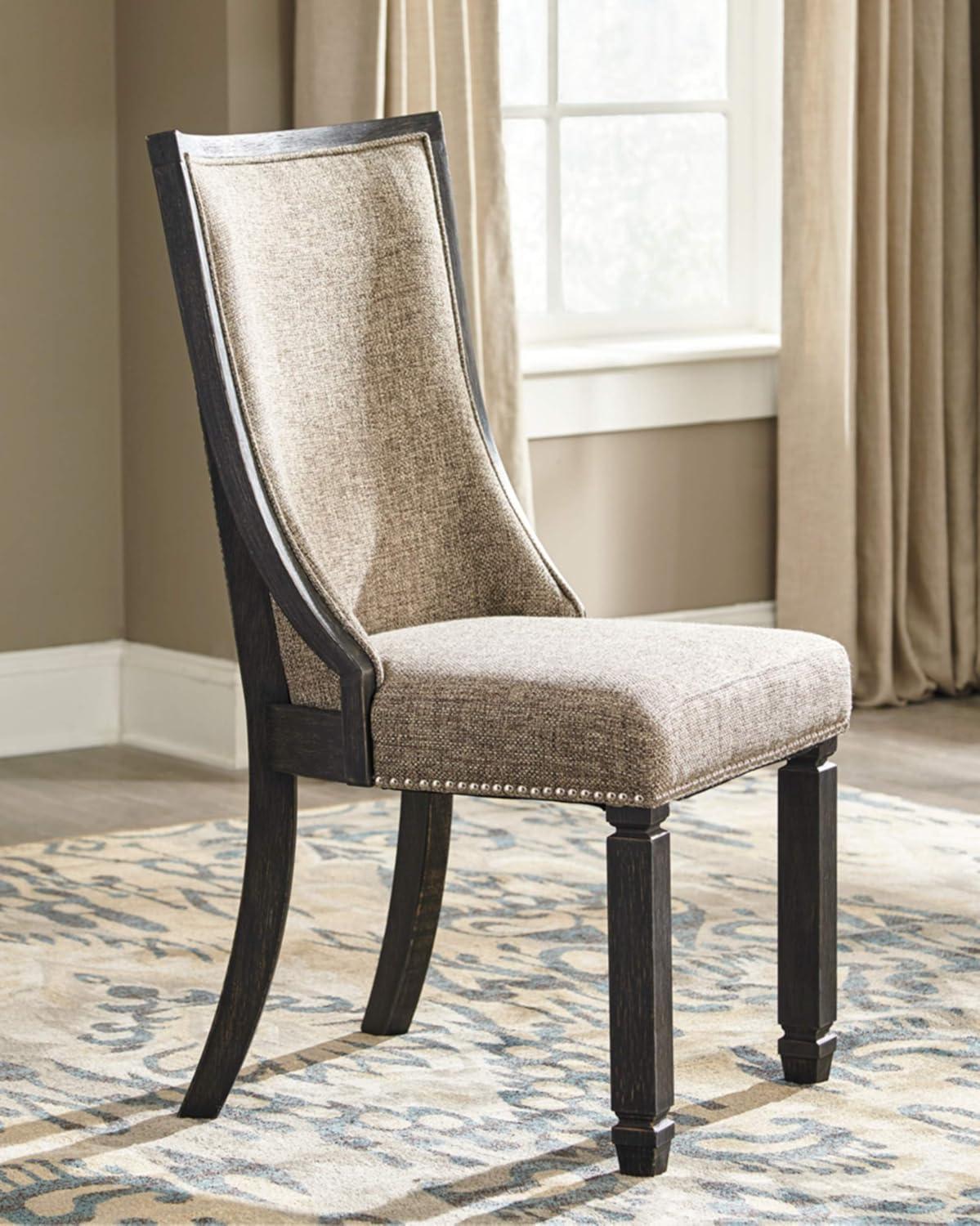 Ervand Side Chair in Grayish Brown