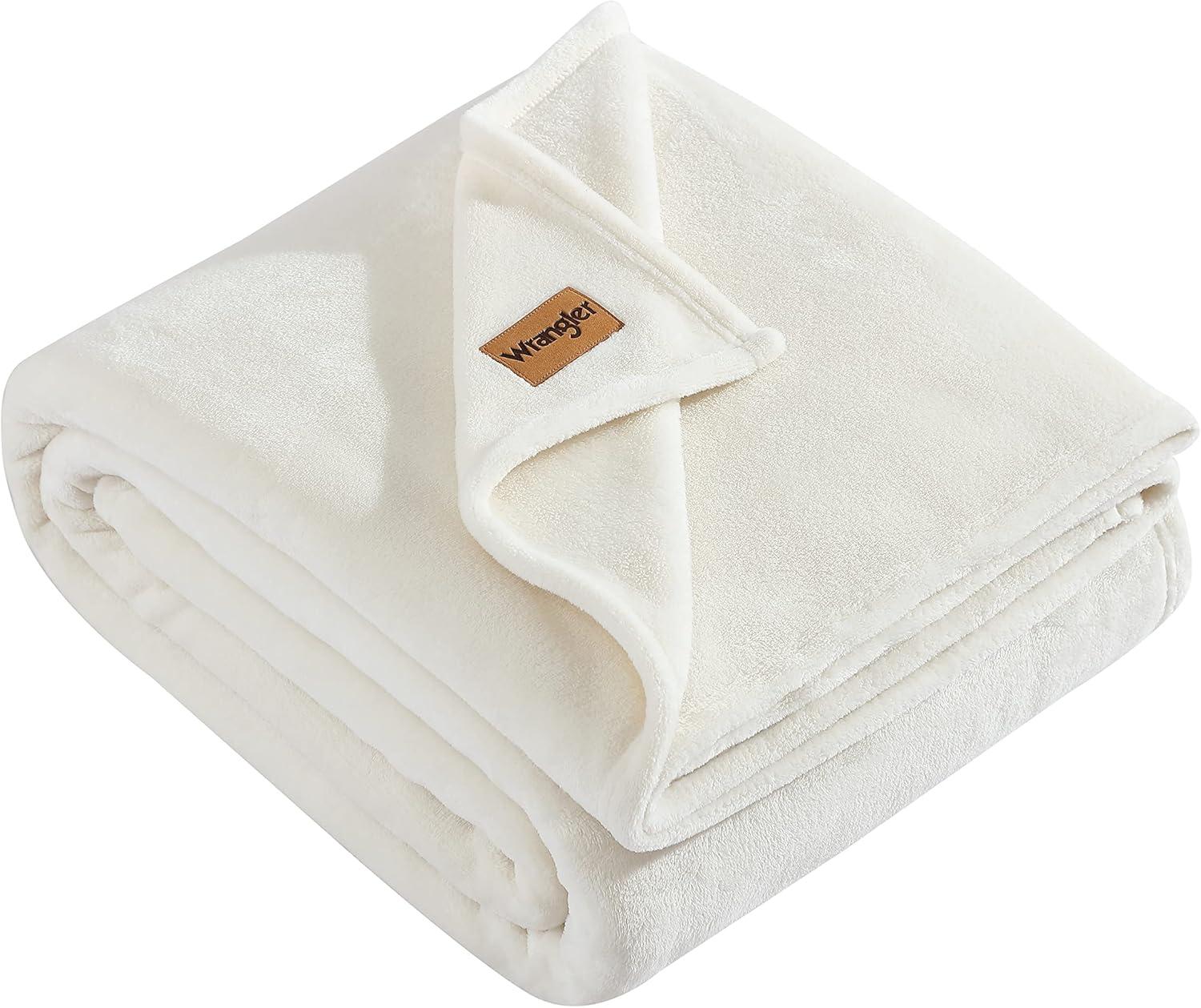 Wrangler  Solid - Brown Twin Blanket