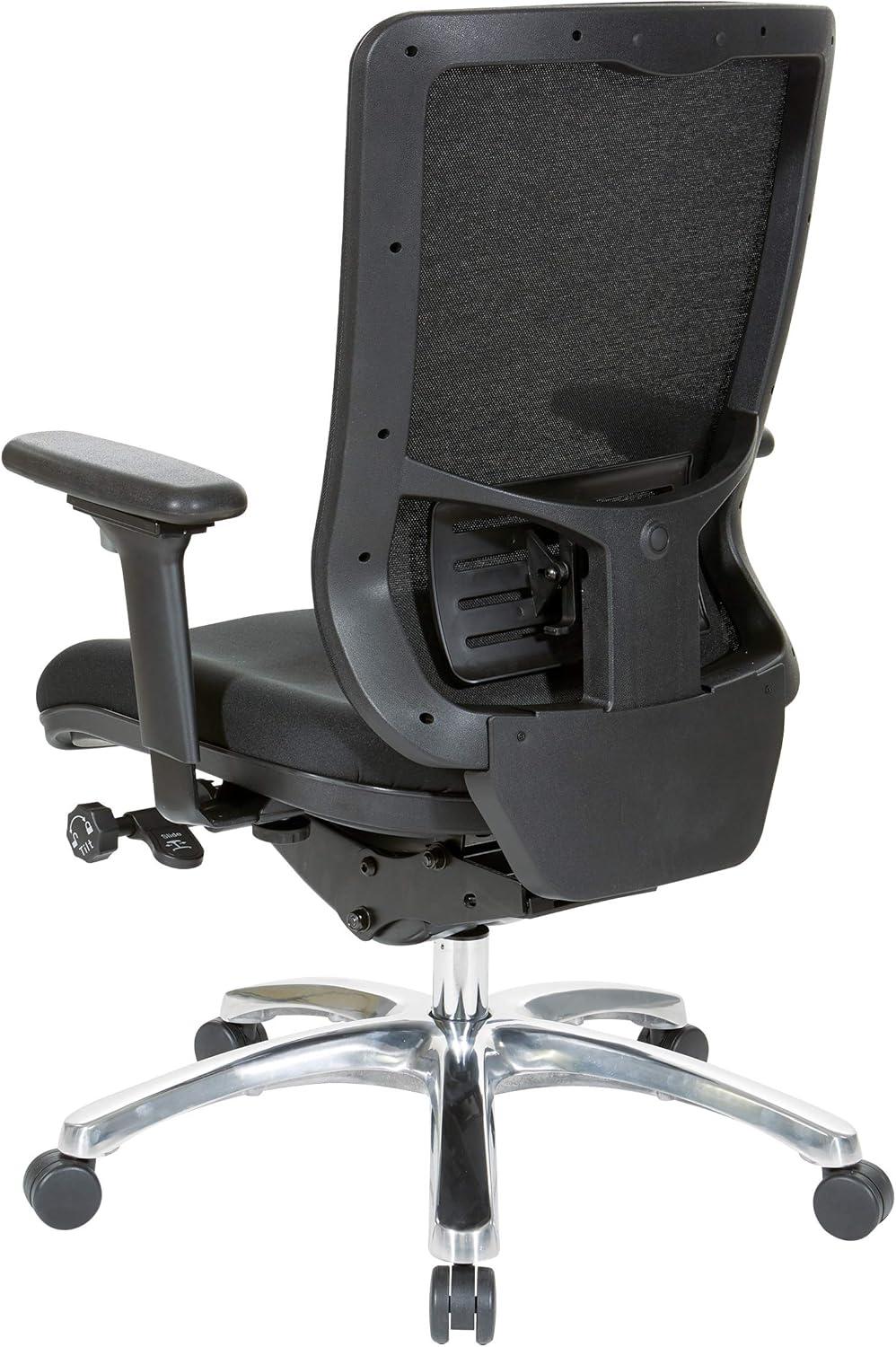 ProGrid Manager's Chair in Coal Black Fabric