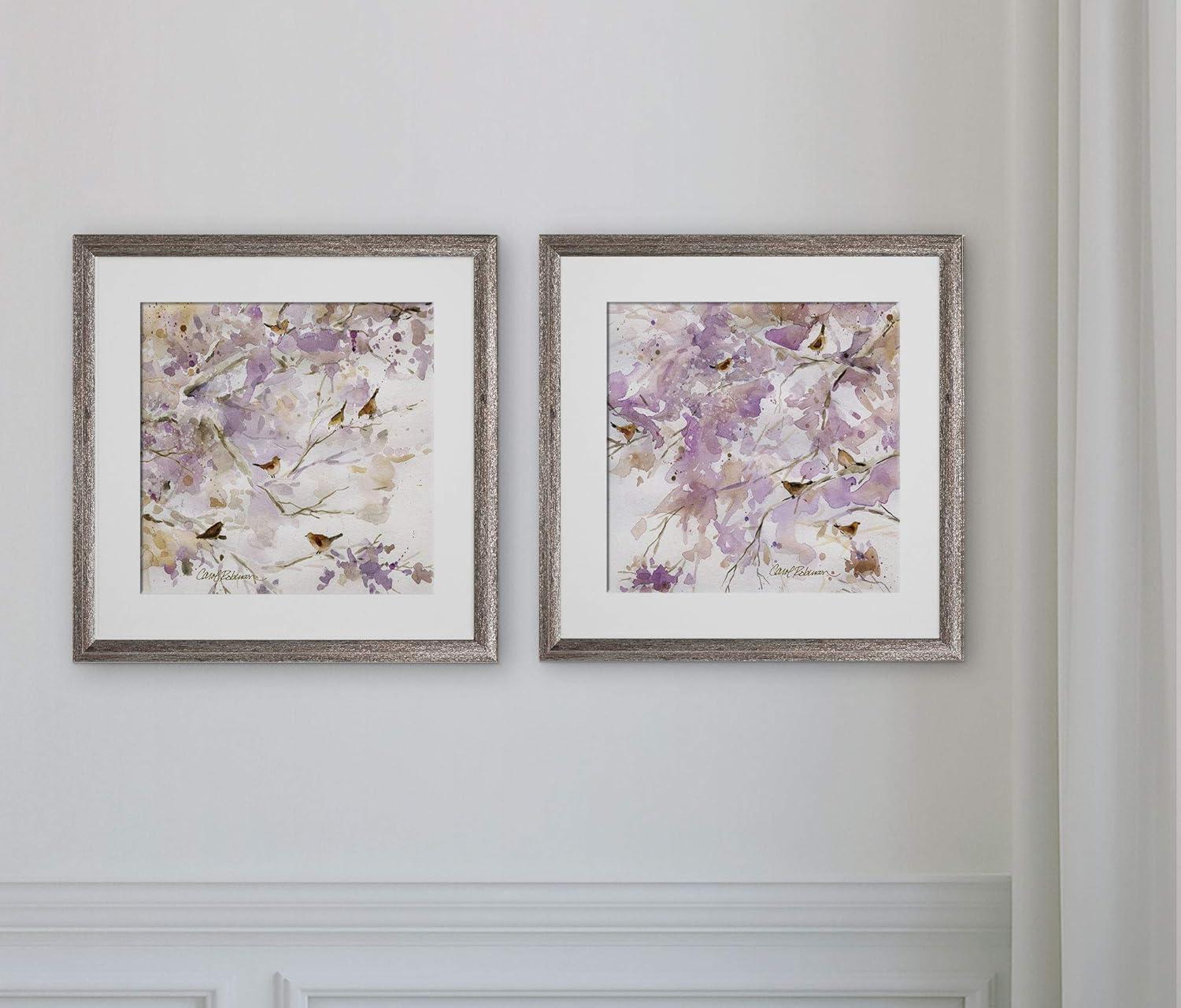 Lavender Spring 2-Piece Framed Print Set with Acrylic Glass