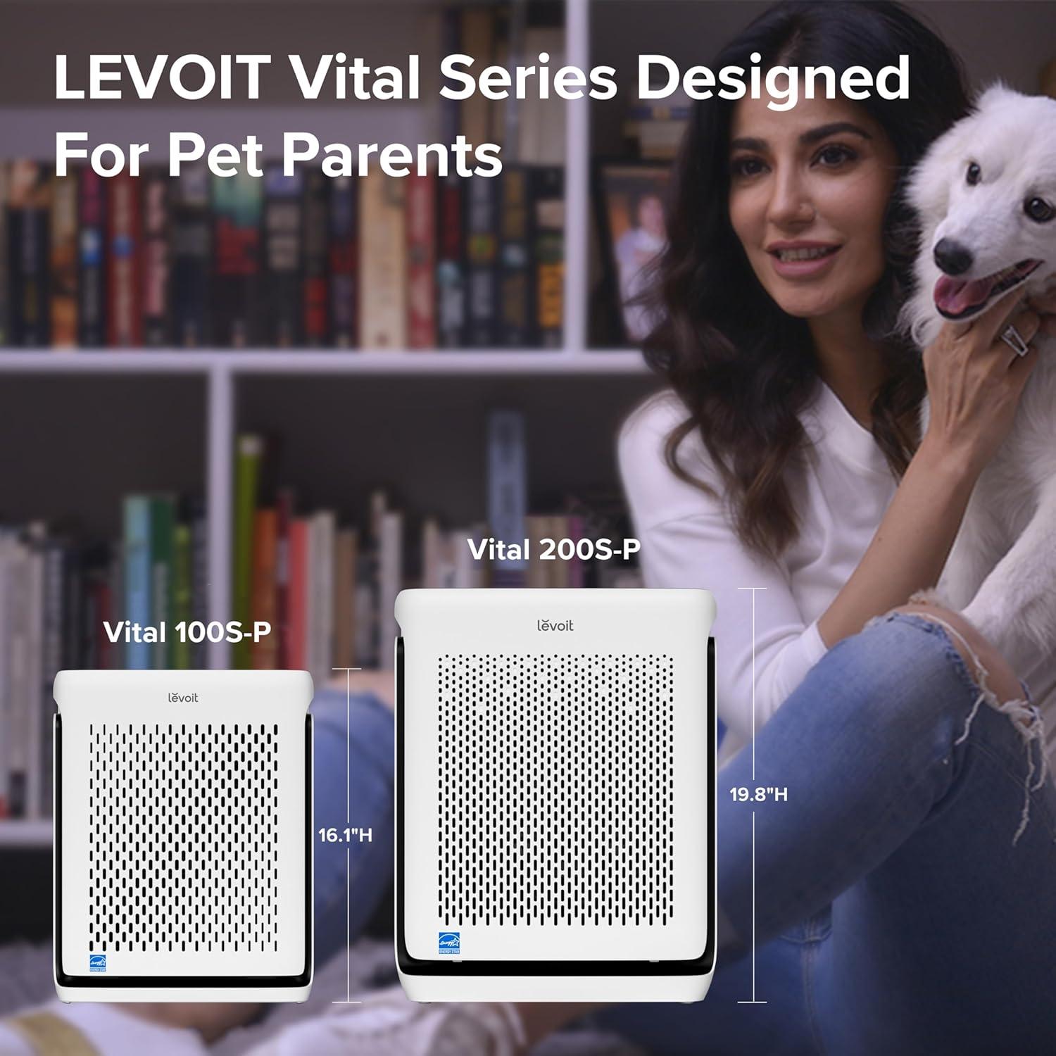 White Smart HEPA Air Purifier with Permanent Filter