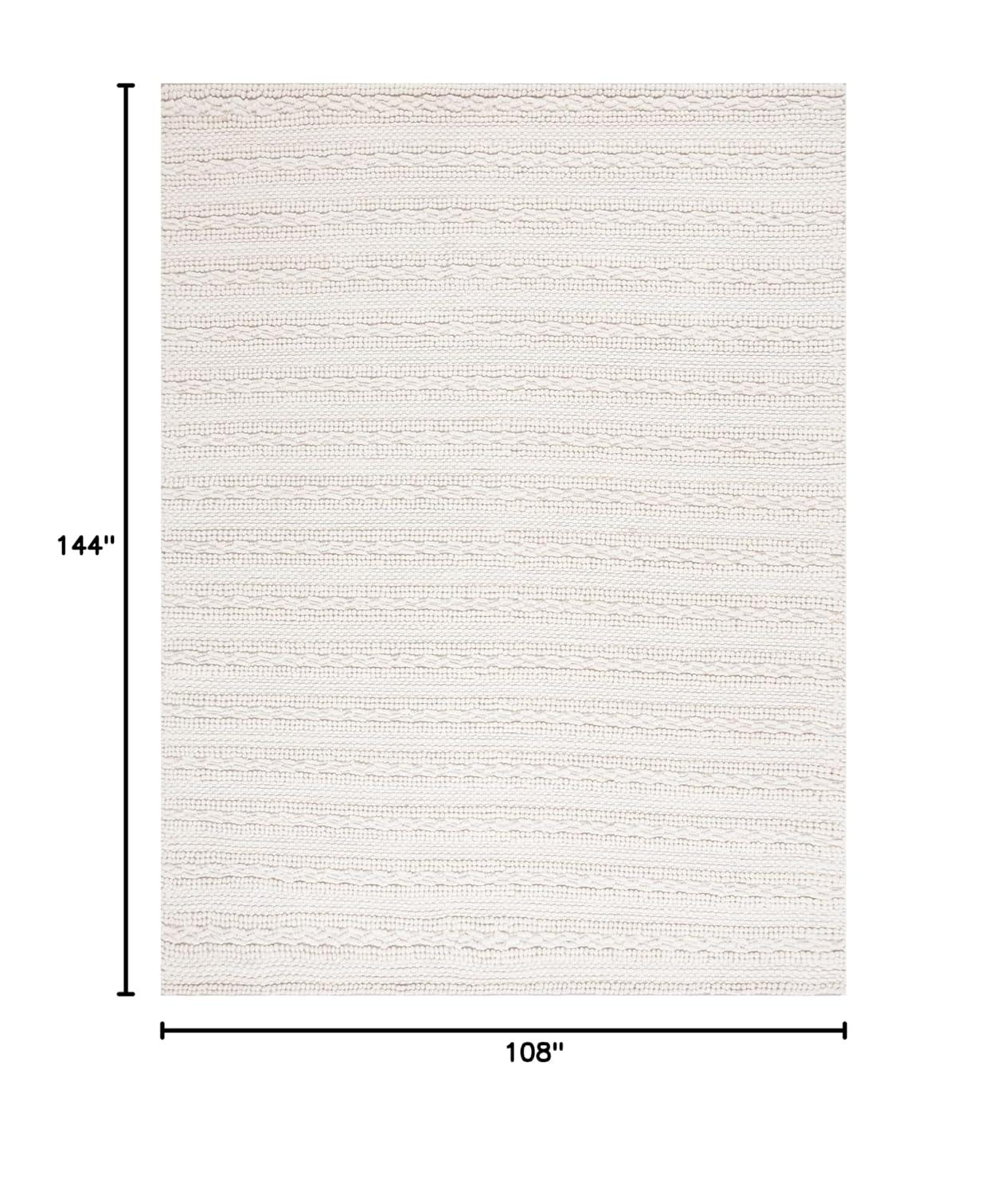 Natura NAT750 Hand Woven Area Rug - Grey/Ivory - 8'9"x11'9" - Safavieh.