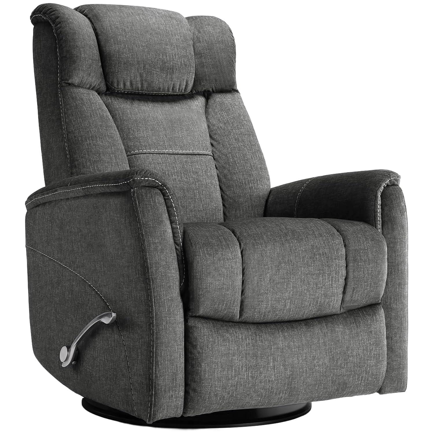 Latitude Run® Robeline 32.2" Wide Modern Upholstered Manual Rocker Recliner
