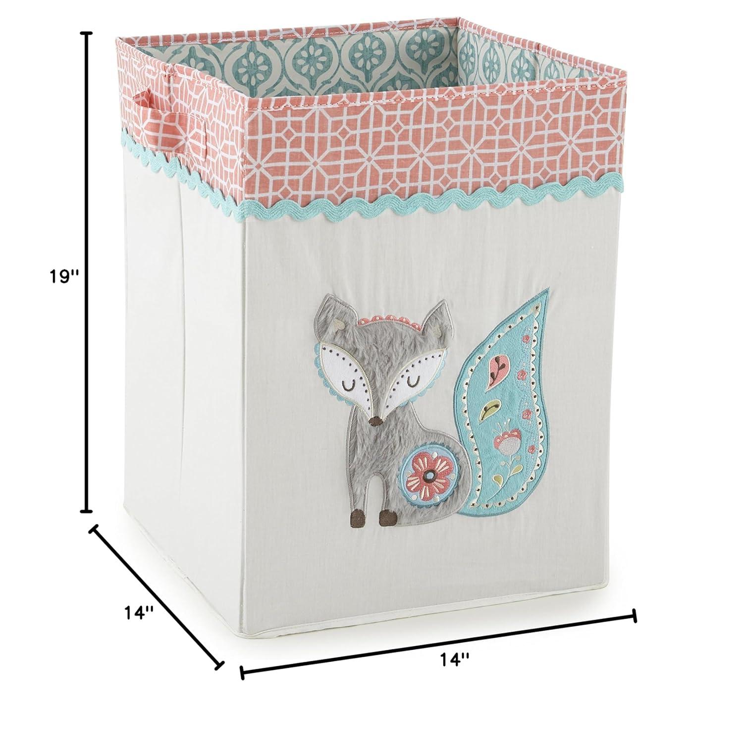 Levtex Baby - Fiona Hamper - Pink, Teal, White - Nursery Accessories