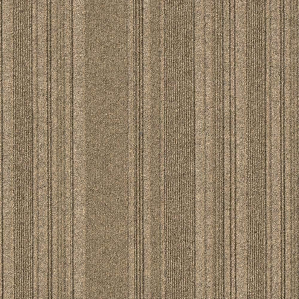 Shuffle Mocha Texture Carpet Tiles - 24" x 24" Indoor/Outdoor, Peel and Stick Carpet Tiles - 60 sq. ft. per box – Pack of 15 Tiles