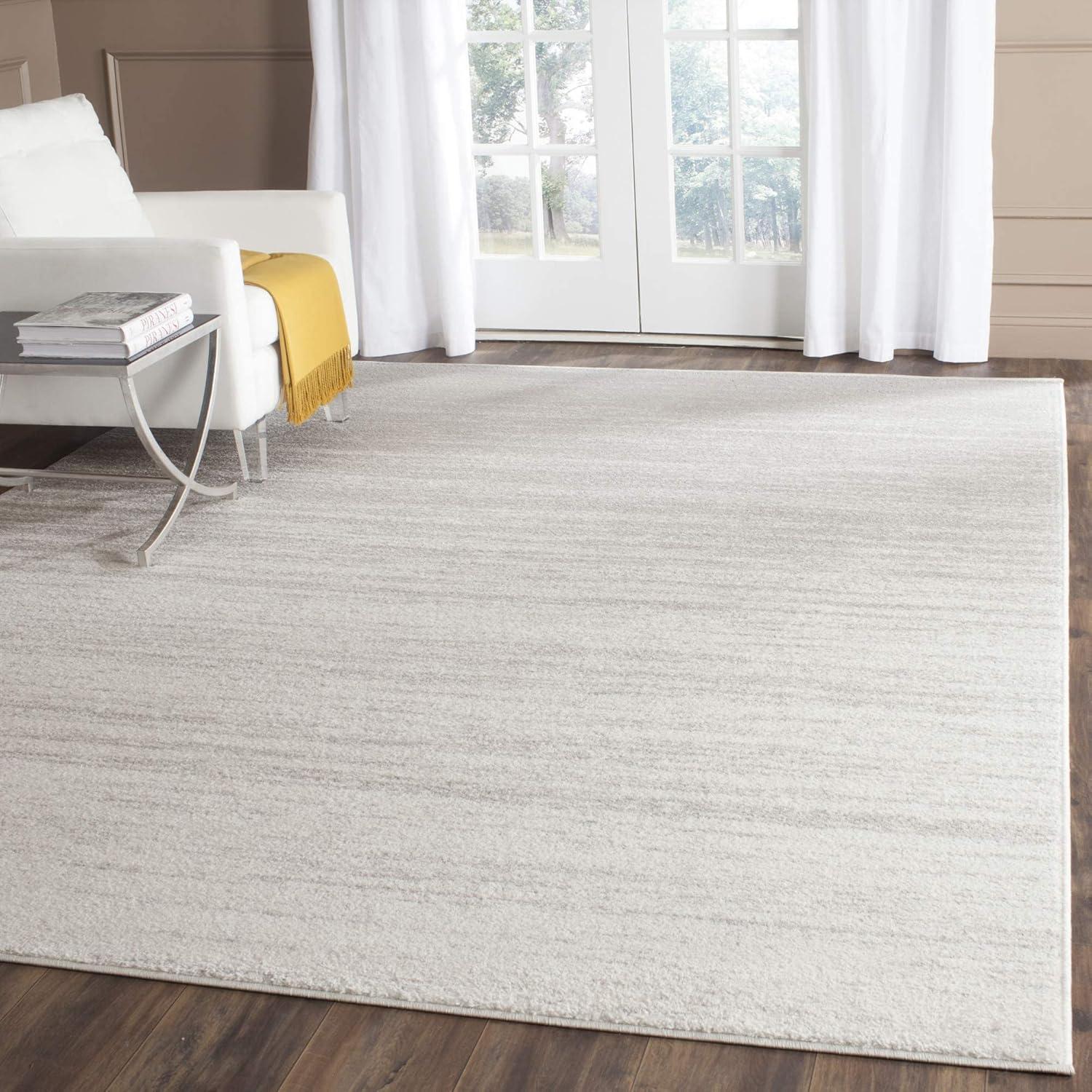 SAFAVIEH Adirondack Esmond Abstract Area Rug, Silver/Black, 8' x 10'