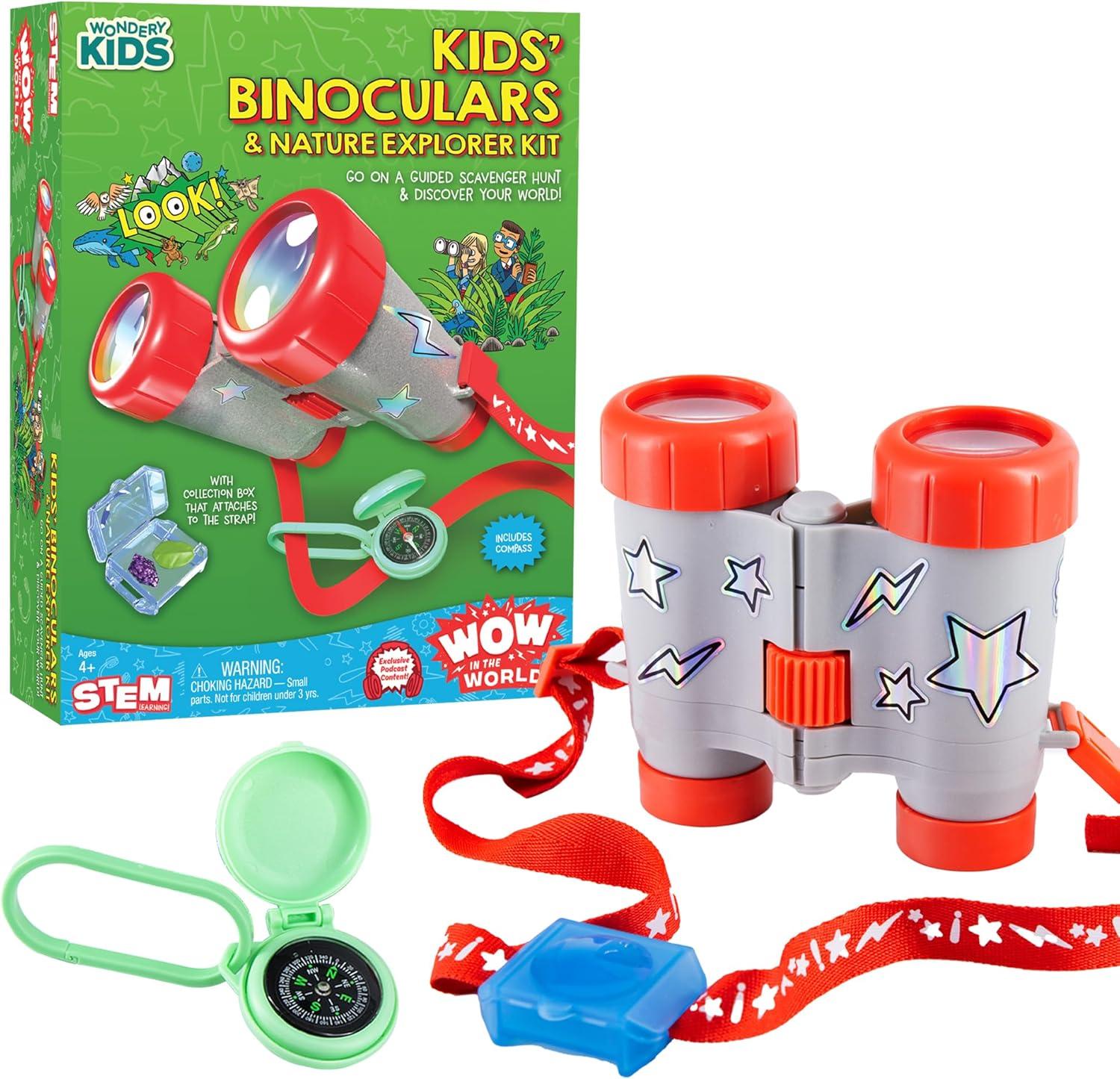 Wow in the World: Kids' Binoculars & Nature Explorer Kit