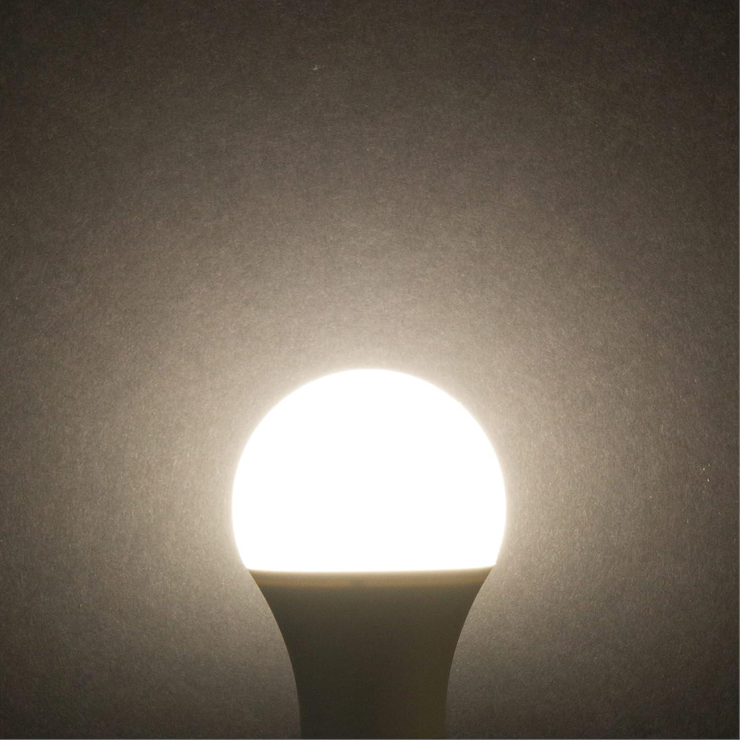 Simba Lighting LED A19 ETL Listed 9W 60W-75W Equivalent Dimmable Bulbs 120V E26 Base 5000K Daylight 6-Pack