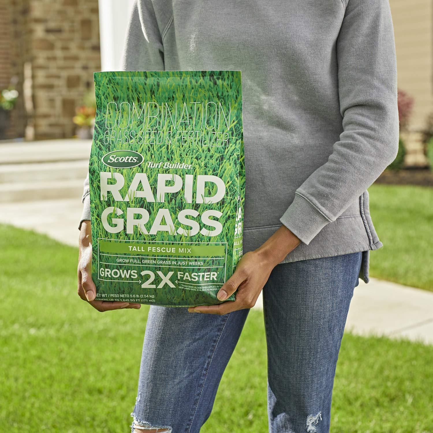 Scotts Turf Builder Rapid Grass Seed Tall Fescue Mix - 5.6lb