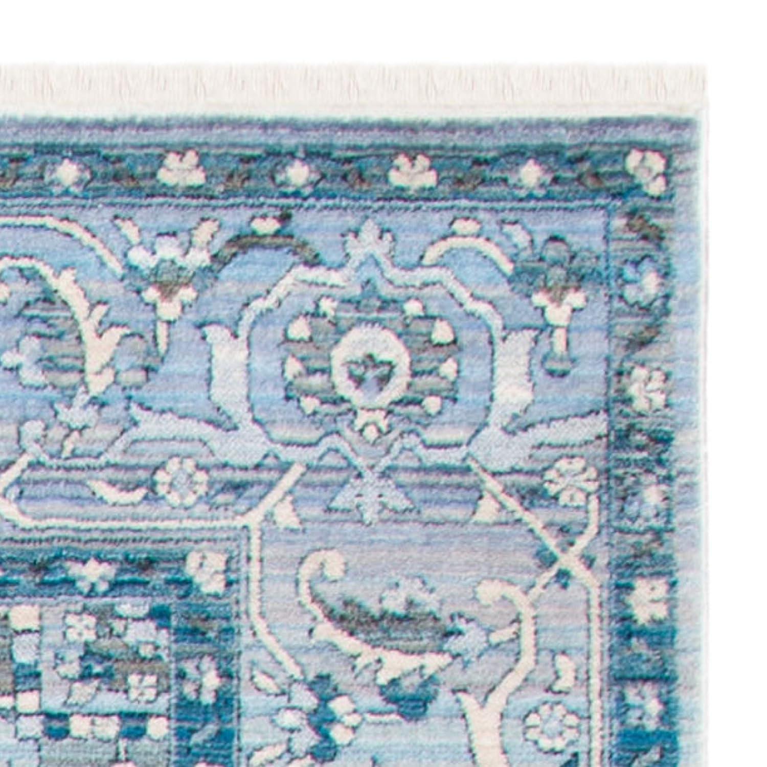 Vintage Persian VTP479 Power Loomed Indoor Area Rug - Charcoal/Blue - 5'x7'6" - Safavieh