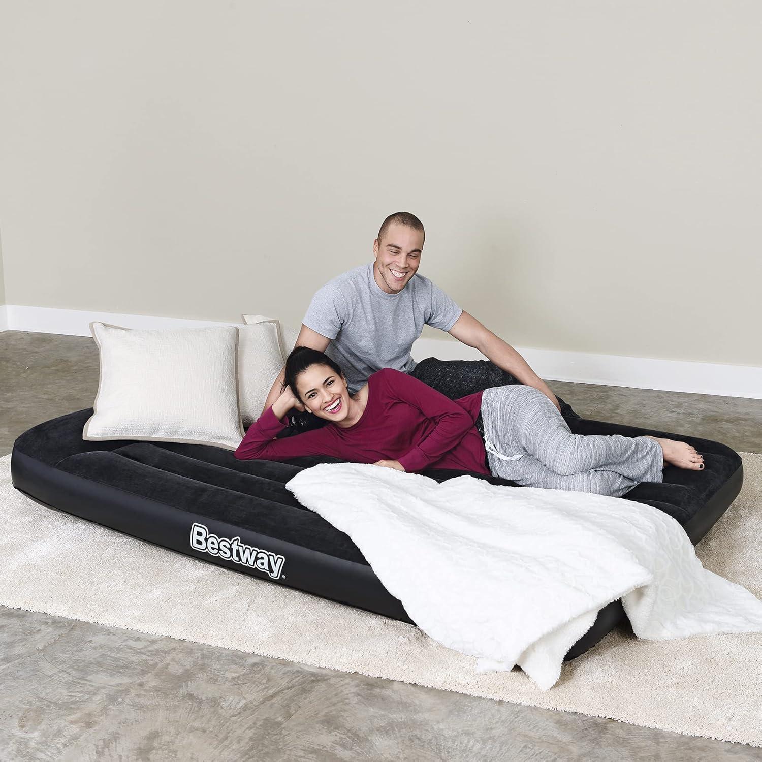 Bestway: Aerolax Raised Queen Air Mattress with Built-in Pump