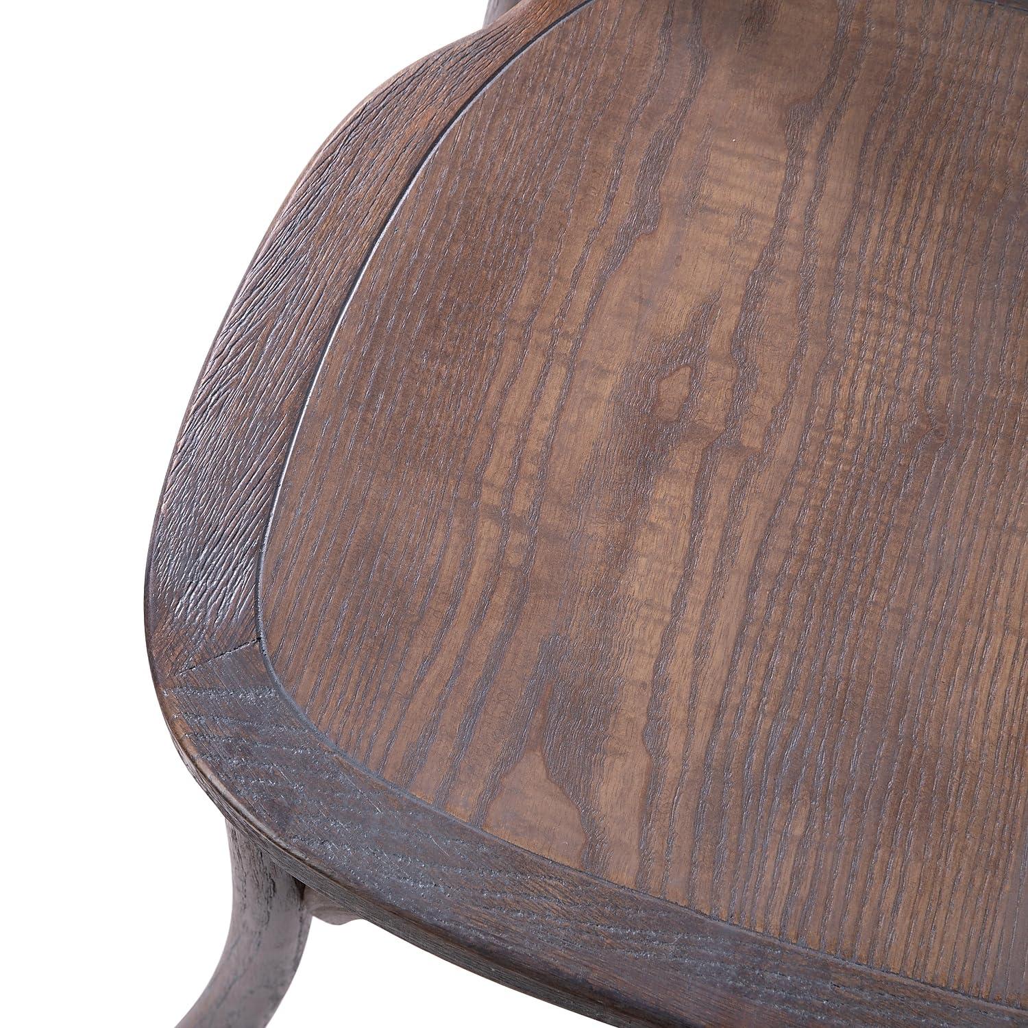 Flash Furniture Advantage Driftwood X-Back Chair
