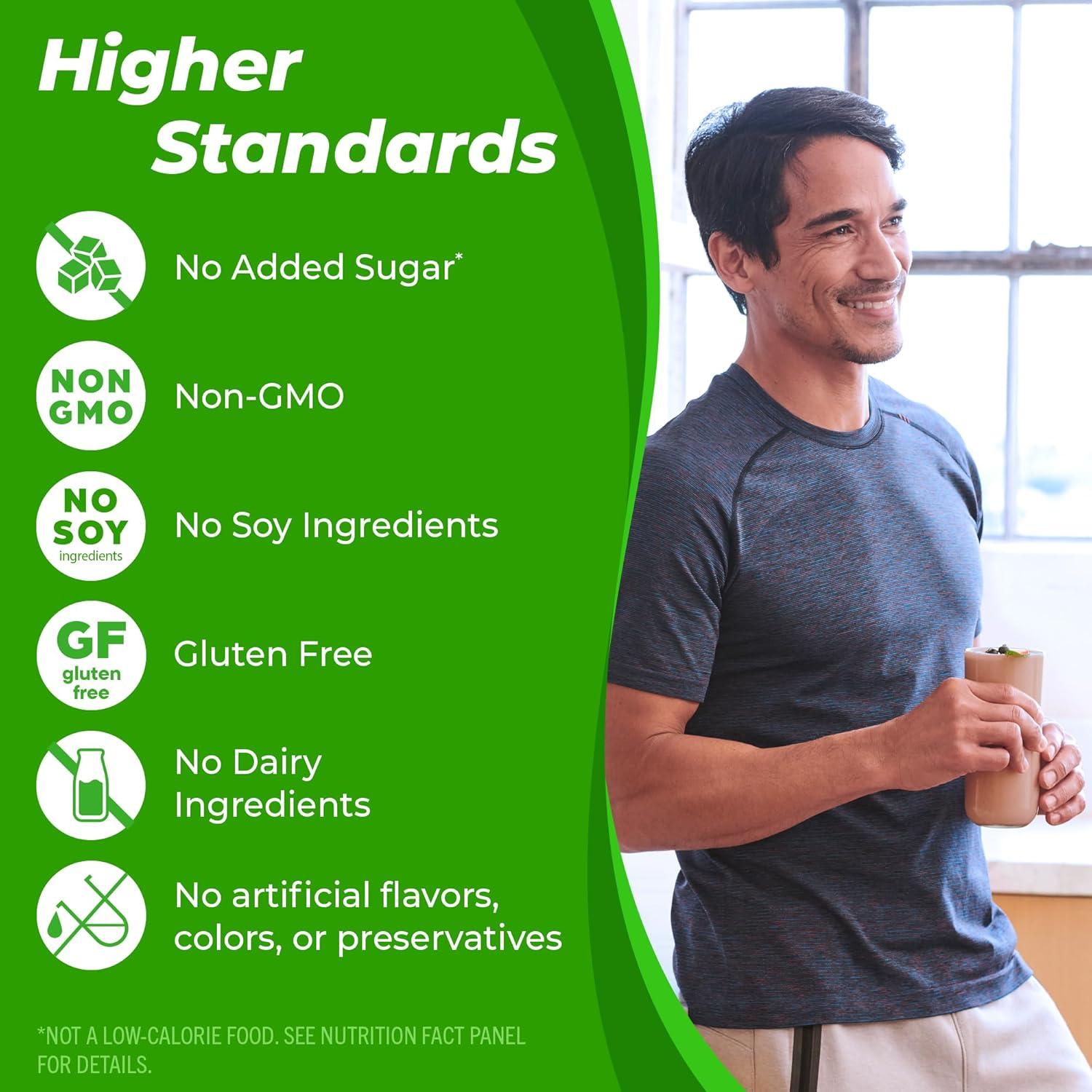 Orgain Organic Vegan 21g Protein Powder, Plant Based Shake Drink, Vanilla Bean 2.03lb