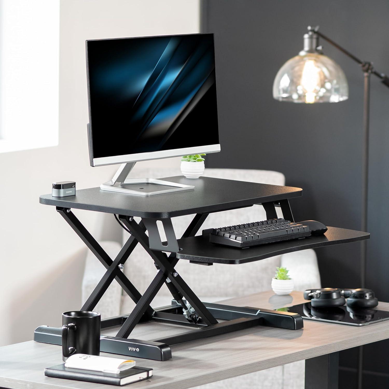 VIVO Height Adjustable Standing Desk Converter (DESK-V000K Series)