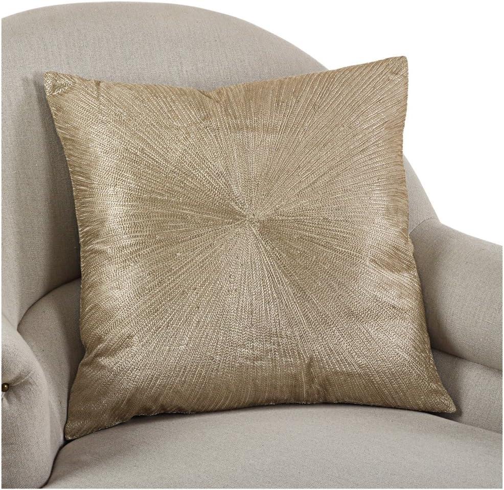 Saro Gemma Design Cotton Throw Pillow