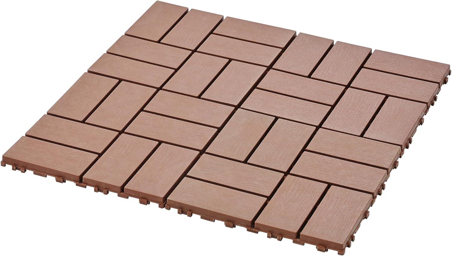 Sturdy Interlocking Tiles High Load Capacity Versatile Usage 44-Pack 12"x12