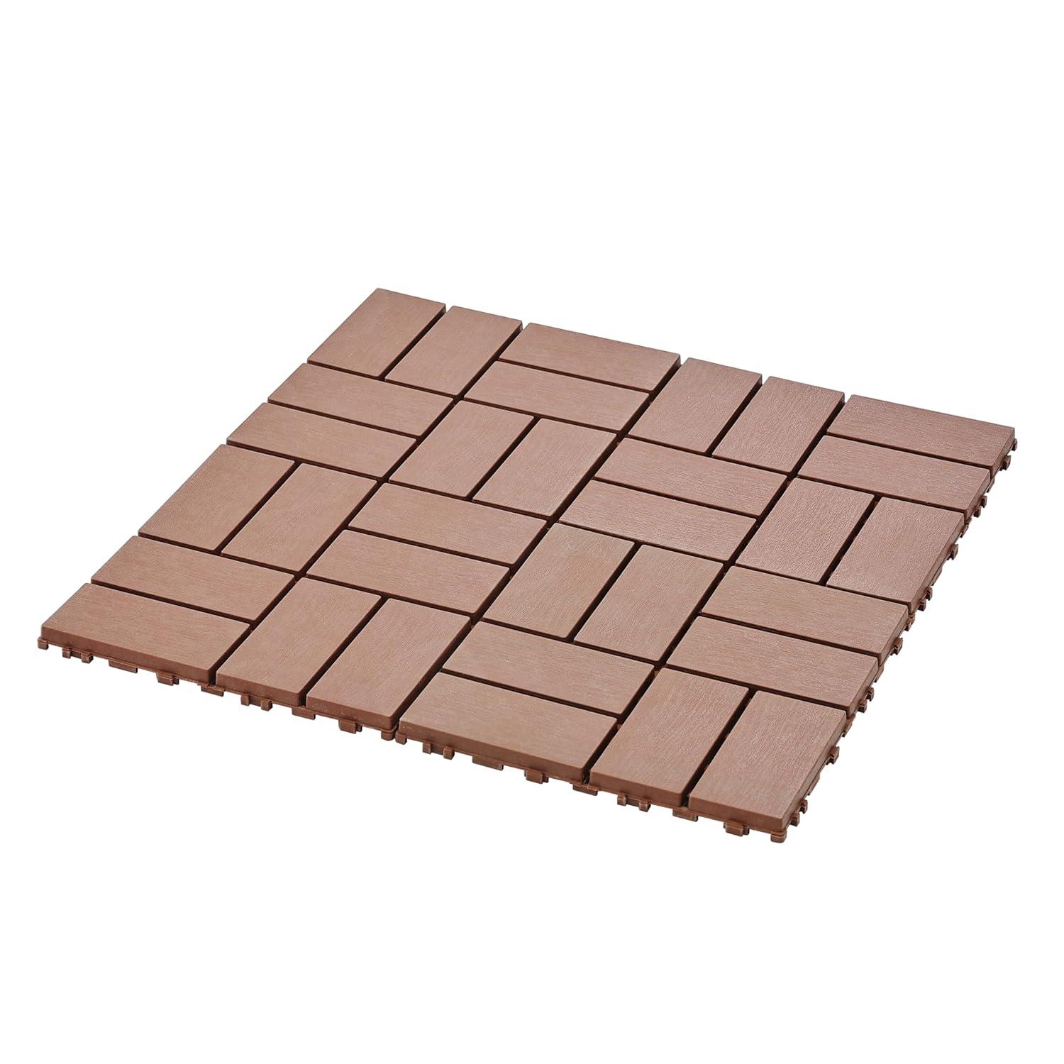 Sturdy Interlocking Tiles High Load Capacity Versatile Usage 44-Pack 12"x12