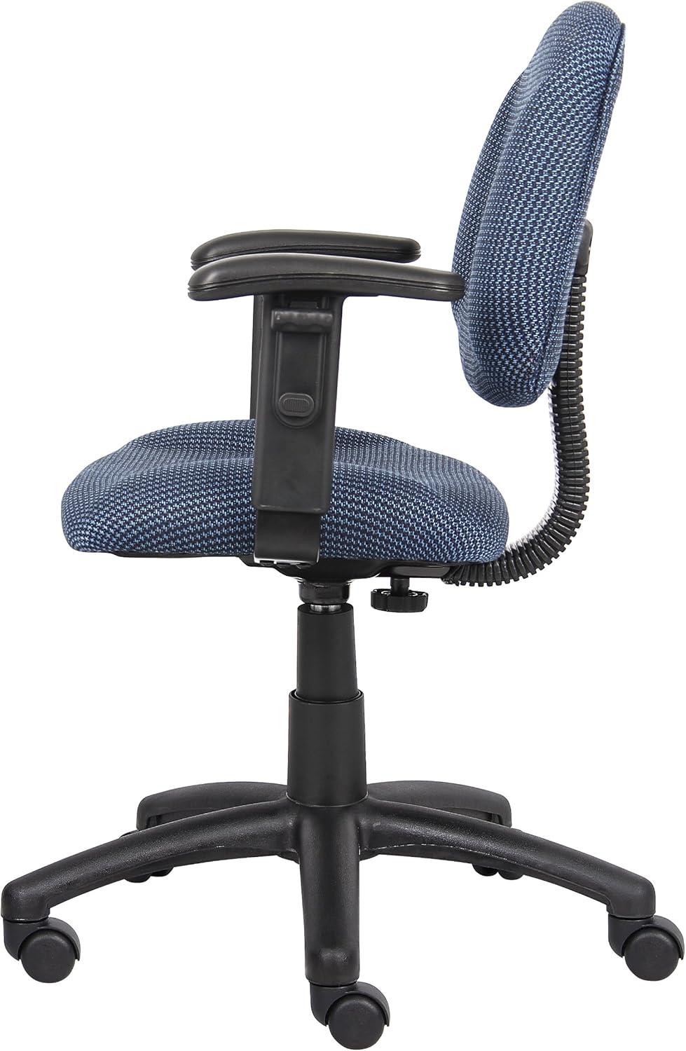 Deluxe Posture Chair with Adjustable Arms - Boss Office Products