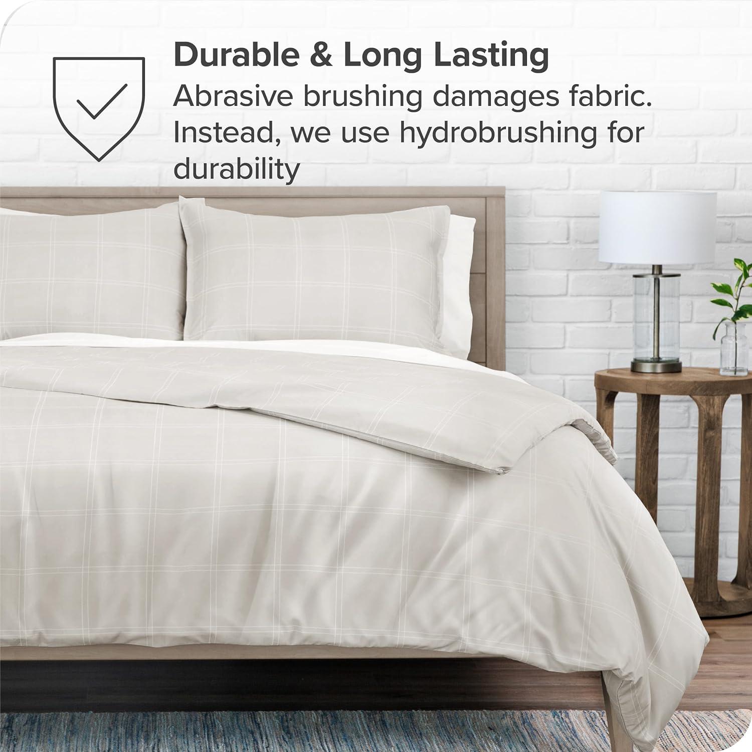 Double Brushed Duvet Set - Ultra-Soft, Easy Care by Bare Home