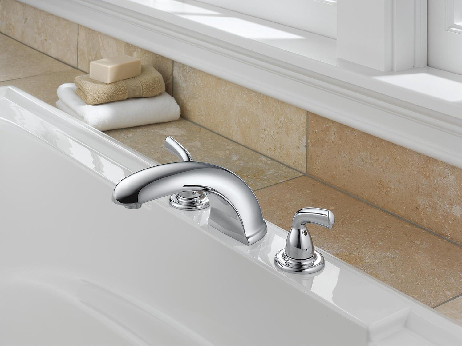 Foundations Single Handle Deck Mounted Roman Tub Faucet Trim