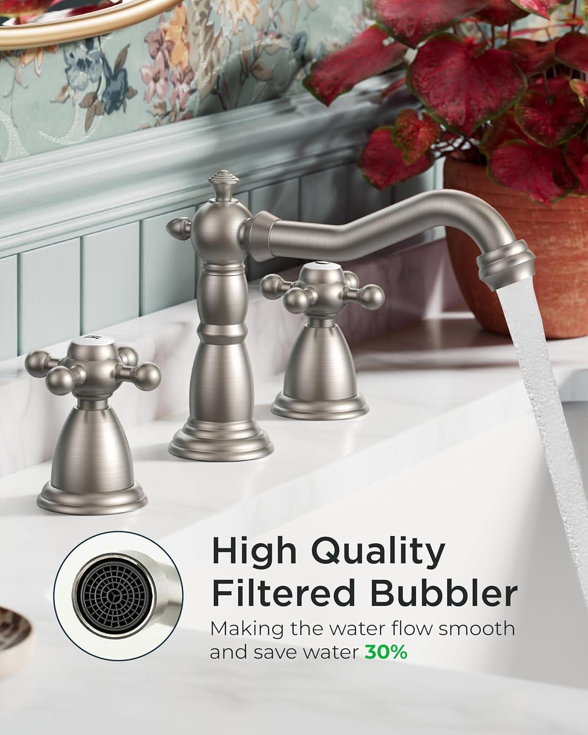 Widespread 2-handle Bathroom Faucet