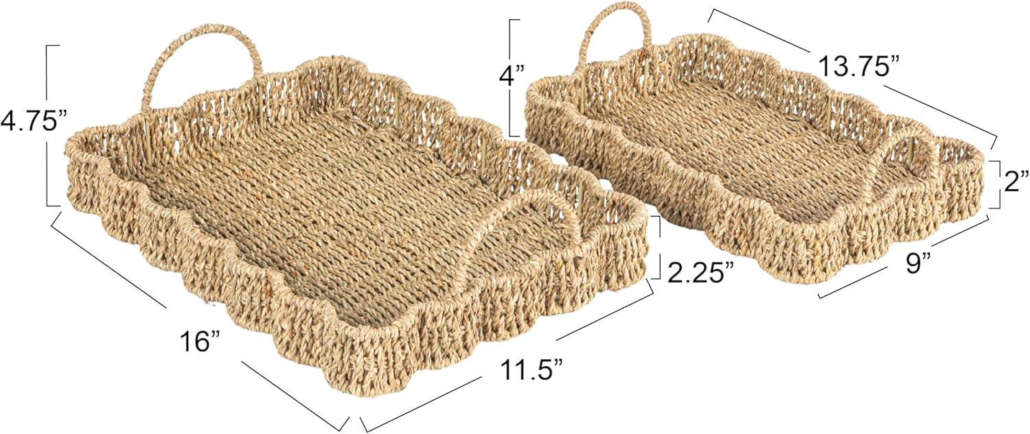 Household Essentials Fraga Coffee Table Tray