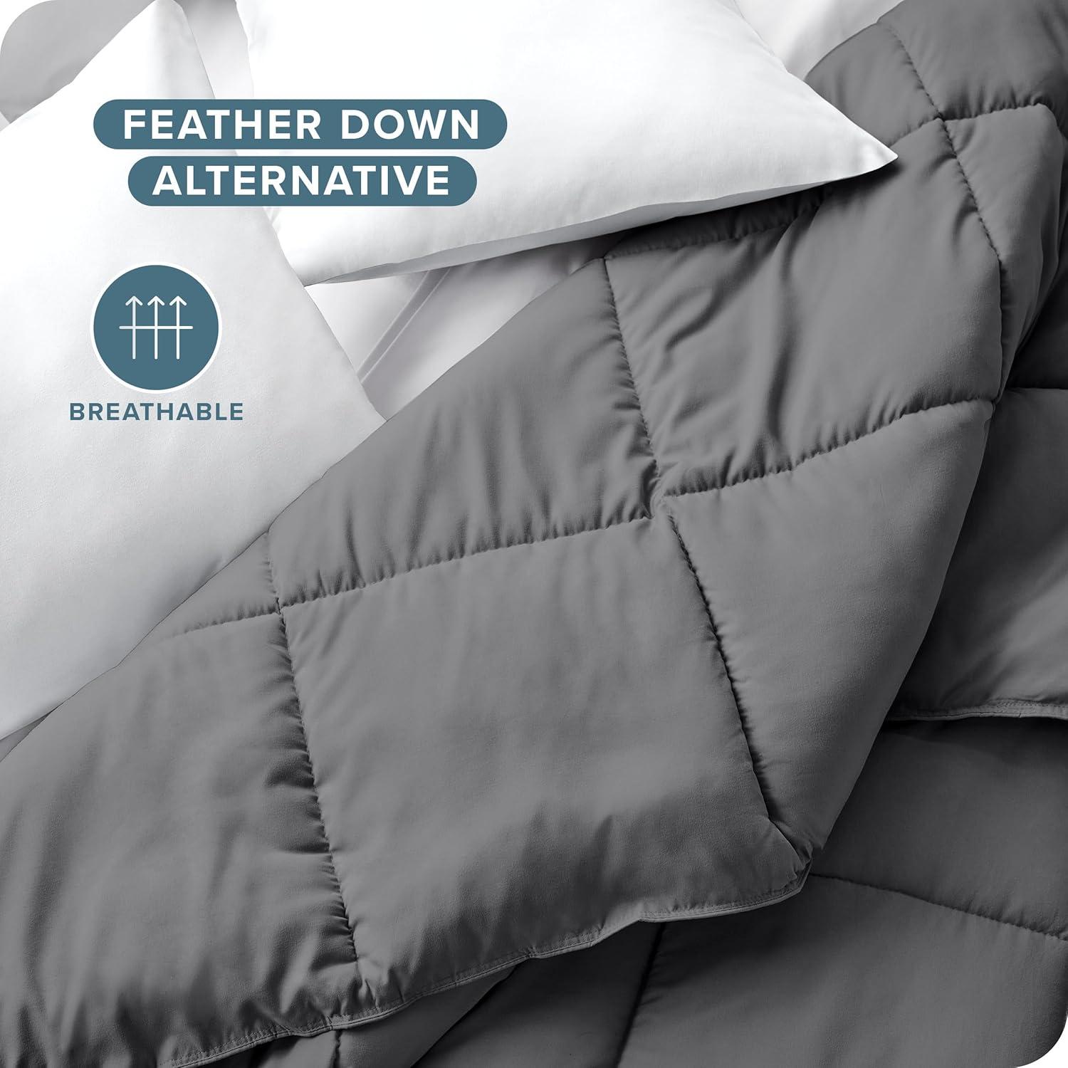 Bare Home Premium Ultra Soft Microfiber Reversible Comforter & Reviews | Wayfair