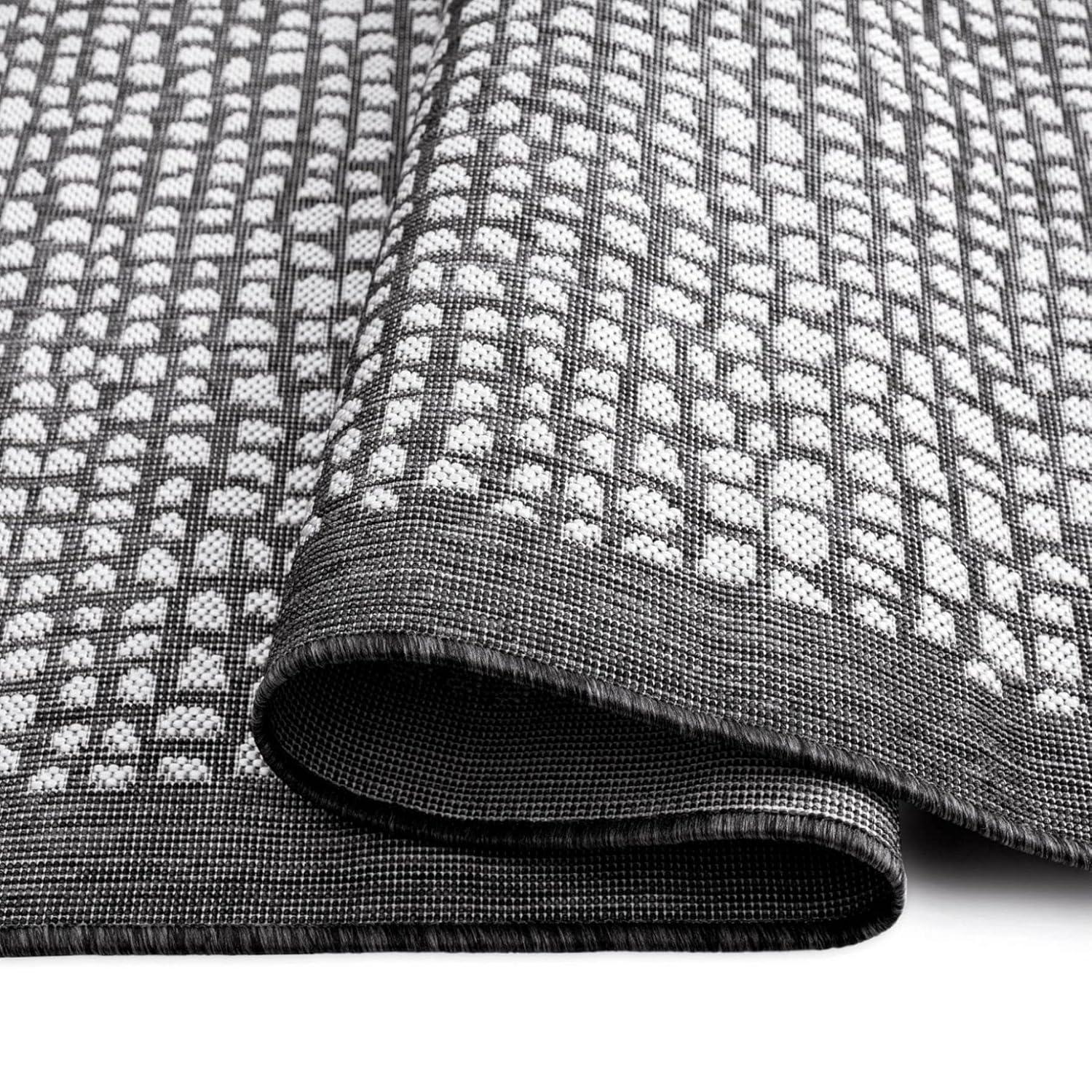 TOMMY BAHAMA Marlin Transitional Indoor/Outdoor Area Rug, Black