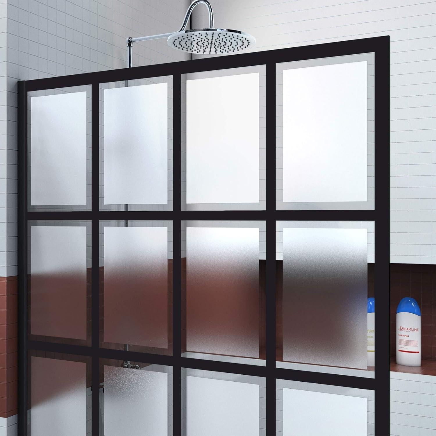 French Linea 34" W x 72" H Frameless Shower Door with ClearMax™ Technology