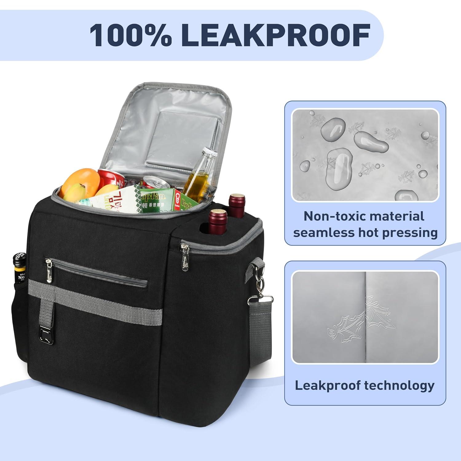 Tirrinia Tirrinia 27 Cans Cooler Bag, Dual Compartment Insulated Leakproof Coolers with Shoulder Strap by Tirrinia CB