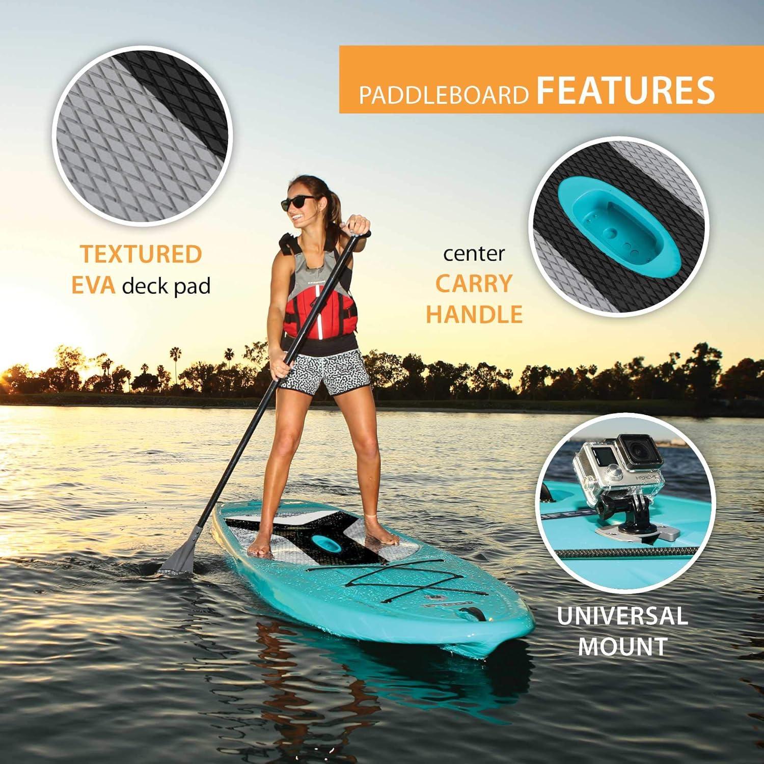 Lifetime Horizon 100 Stand-Up Paddleboard (Paddle Included) - Teal - 90715