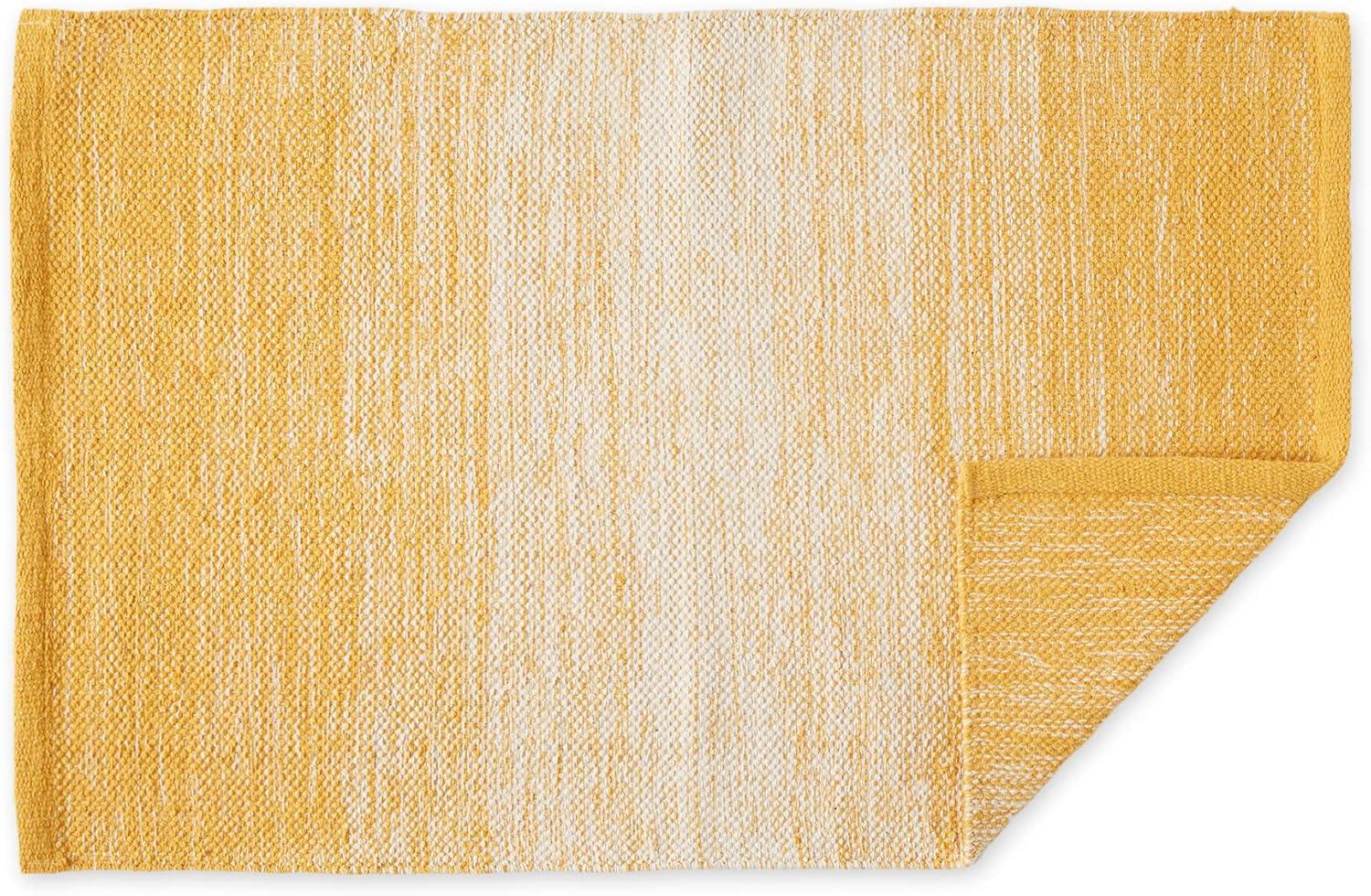 Design Imports Kristin Ombre Stripe Rug - Honey Gold - 2 X 3 Ft