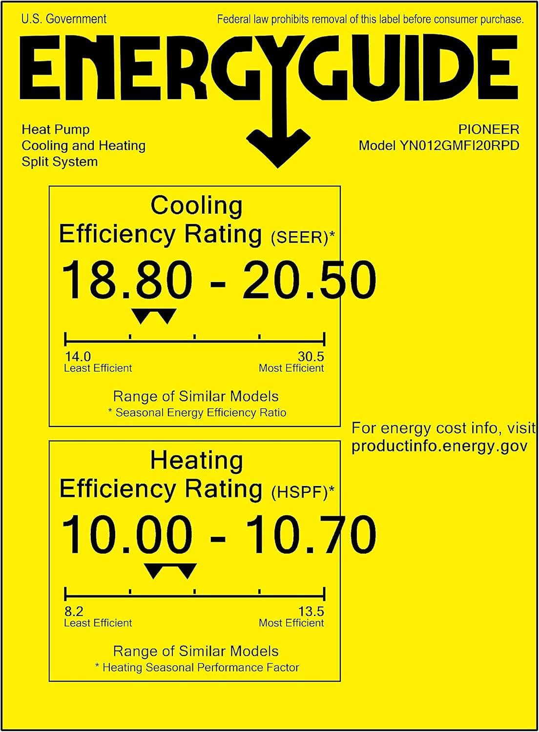 White Wall Mount Ductless Mini Split Heat Pump with Remote