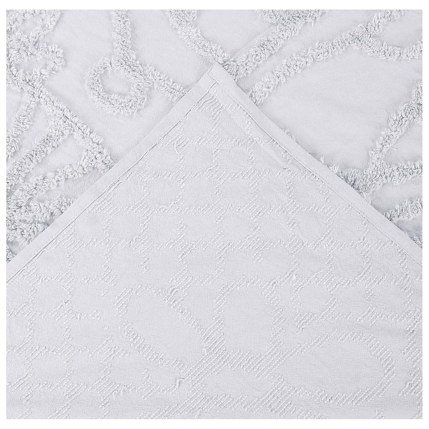 Better Trends Trevor Bedspreads 100% Cotton Chenille - Traditional Medallion Bedding Set, Luxurious All Season Comfort, Machine Washable Trevor Collection Bedspread Set