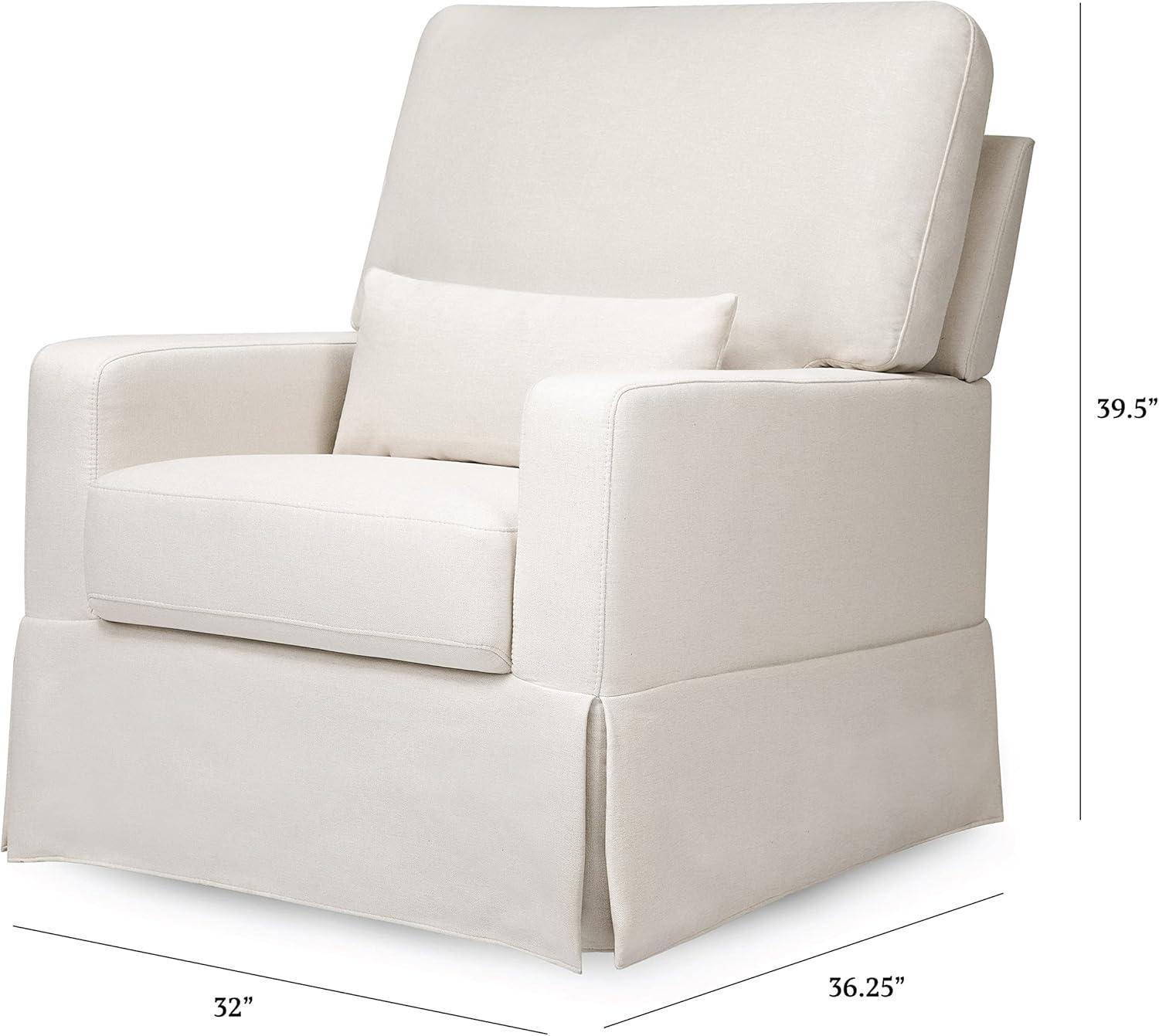 Crawford Upholstered Swivel Glider
