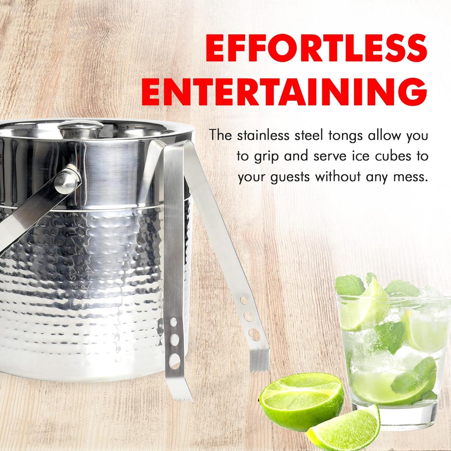 BirdRock Home Stainless Steel Ice Bucket