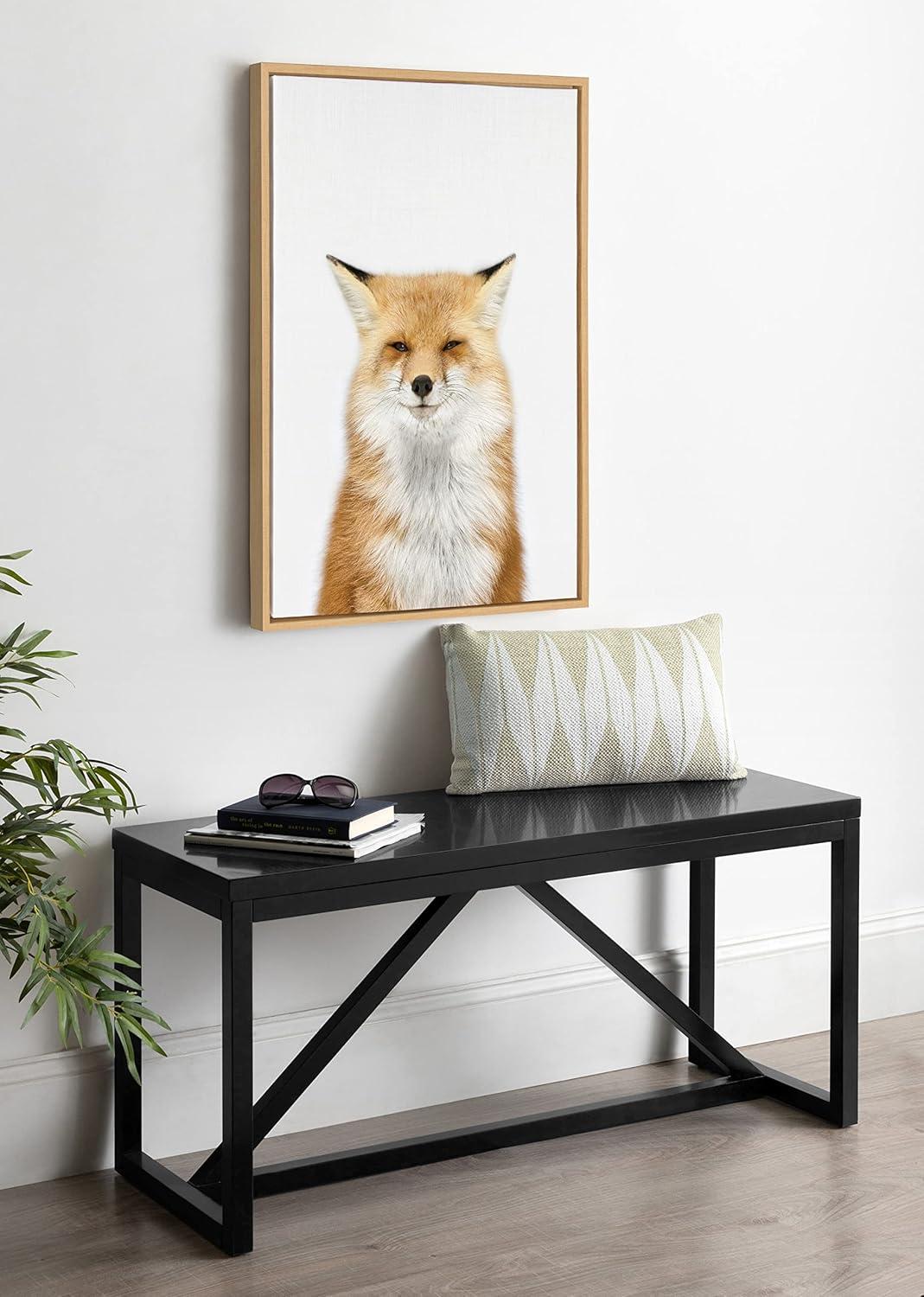 Sylvie Animal Studio Fox III Frame Canvas by Amy Peterson Art Studio - Kate & Laurel All Things Decor