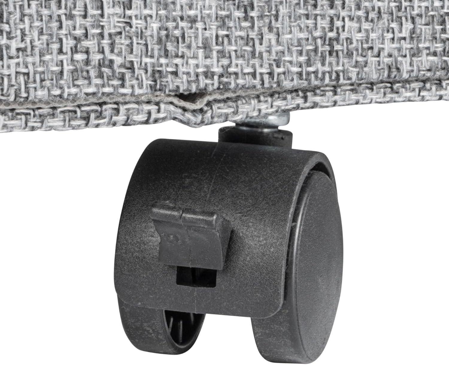 Household Essentials Rolling Laundry Hamper with Handles