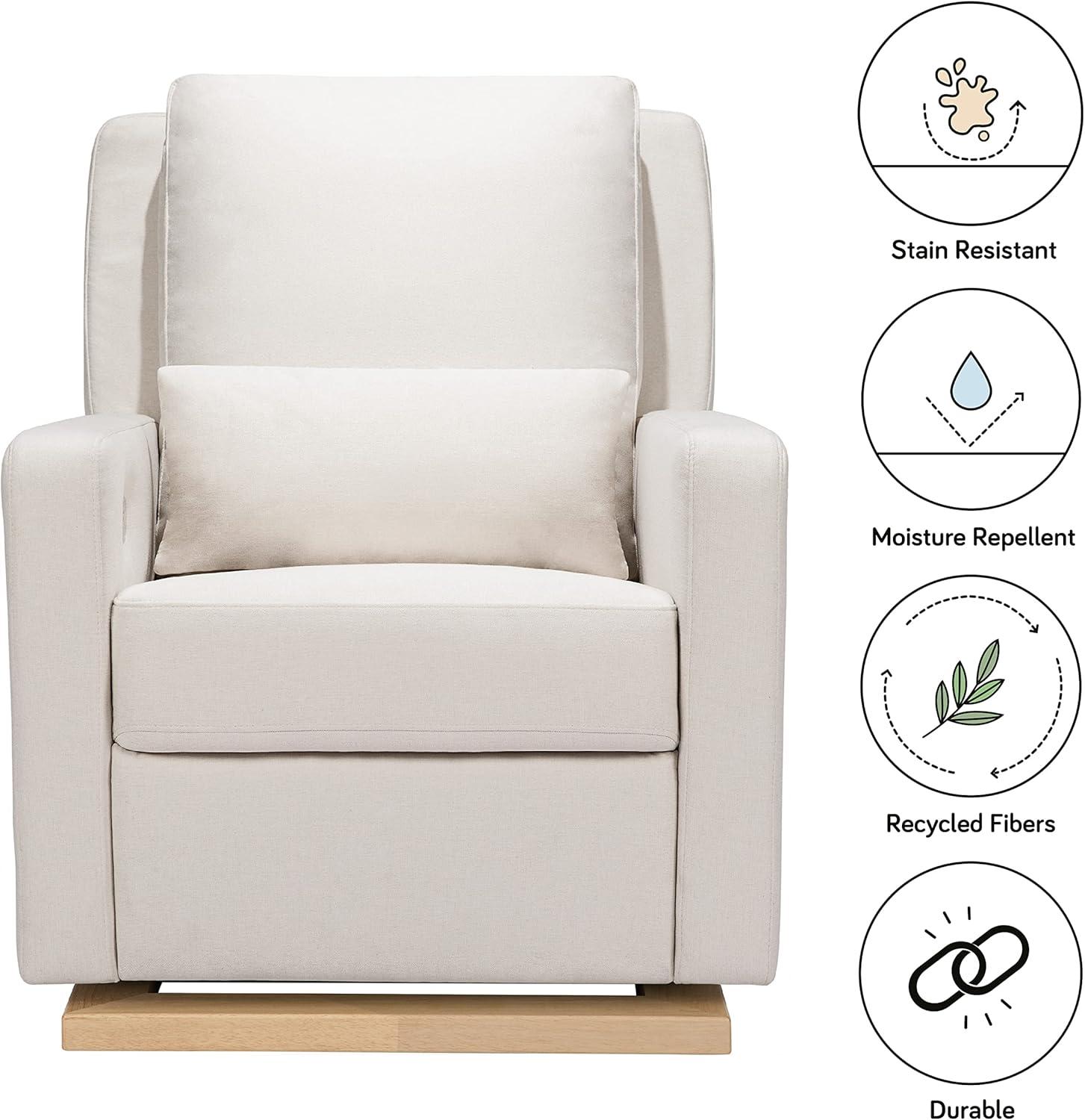 Sigi Electronic Recliner And Glider In Eco-Performance Fabric With USB Port | Water Repellent & Stain Resistant