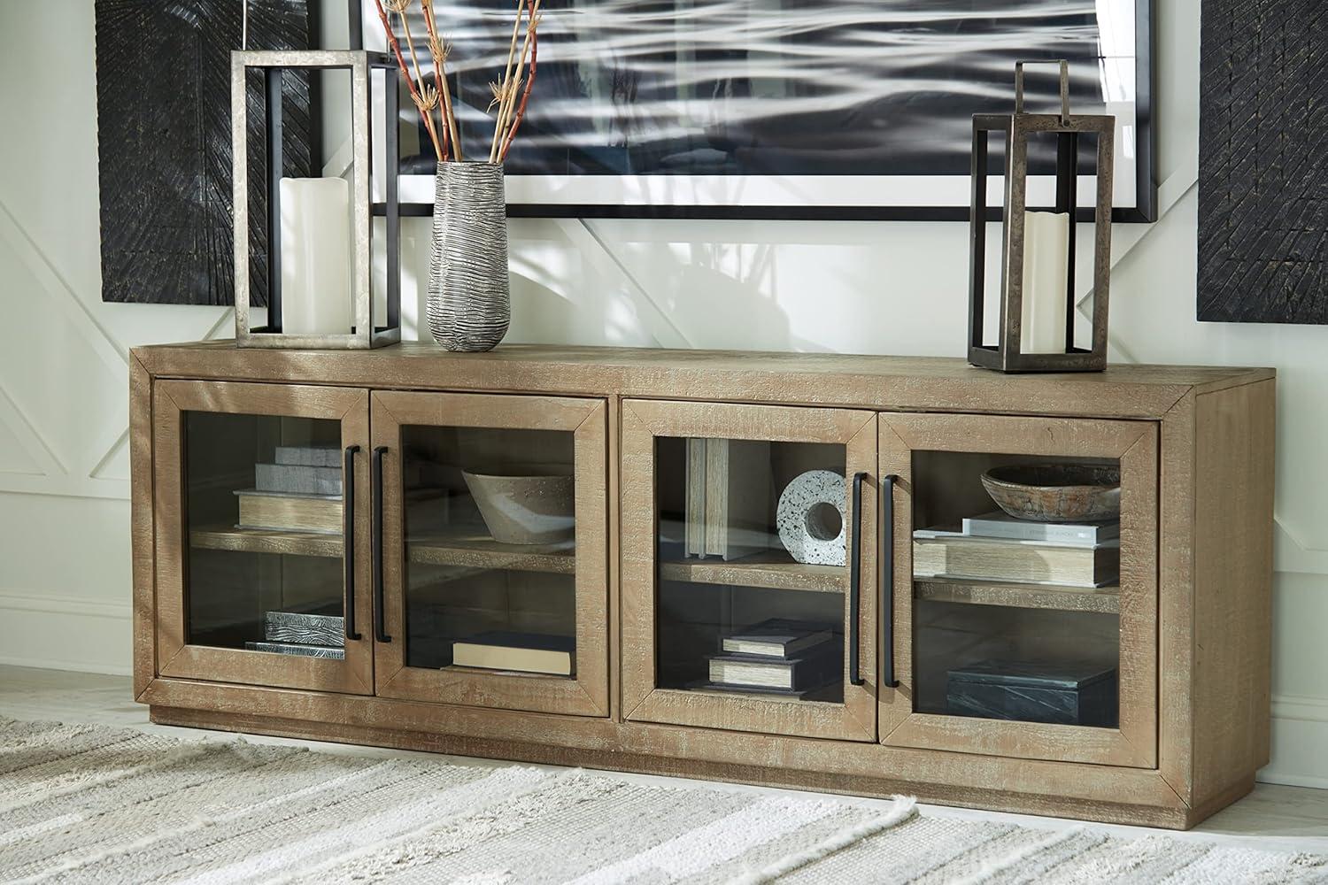 Waltleigh Accent Cabinet with Fixed Shelves & Cable Management - Signature Design by Ashley